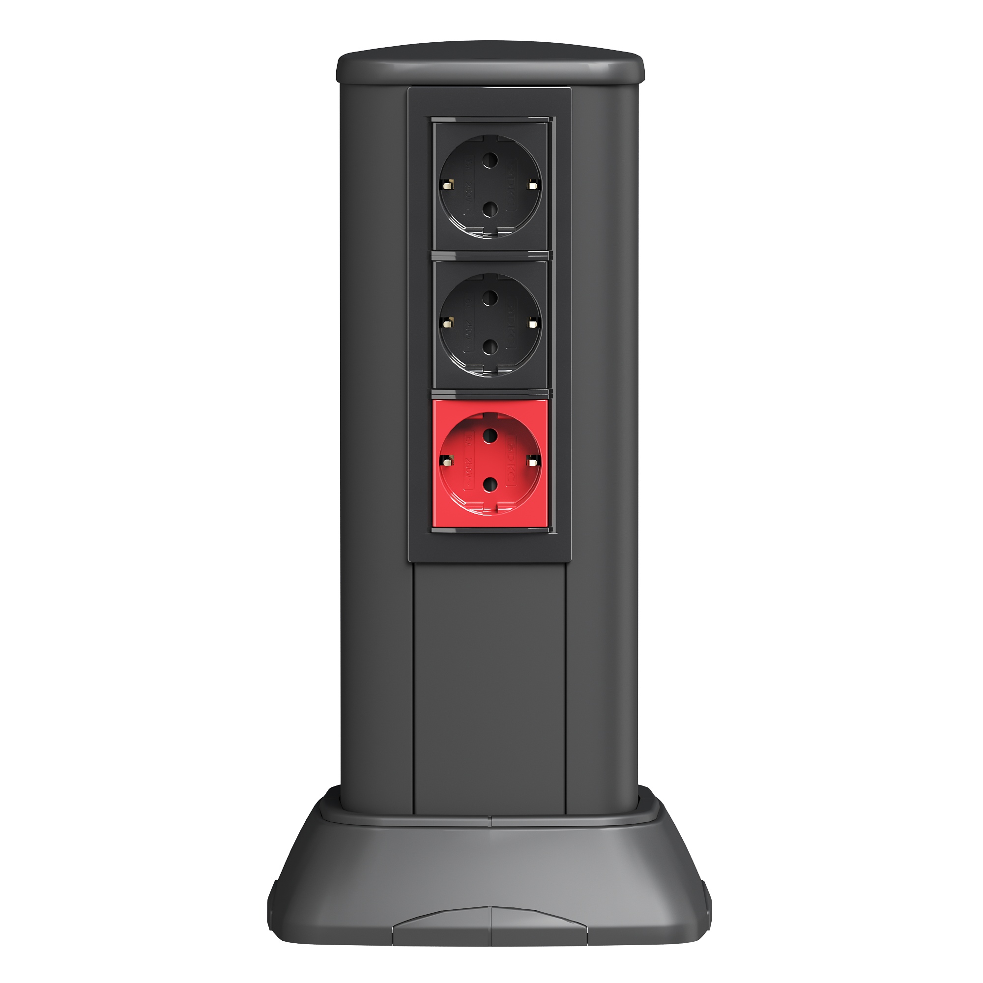 Розетка силовая 2Р+Е, со шторками, ЭУИ Вива (Viva)