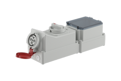 Wall sockets with DIN-rail