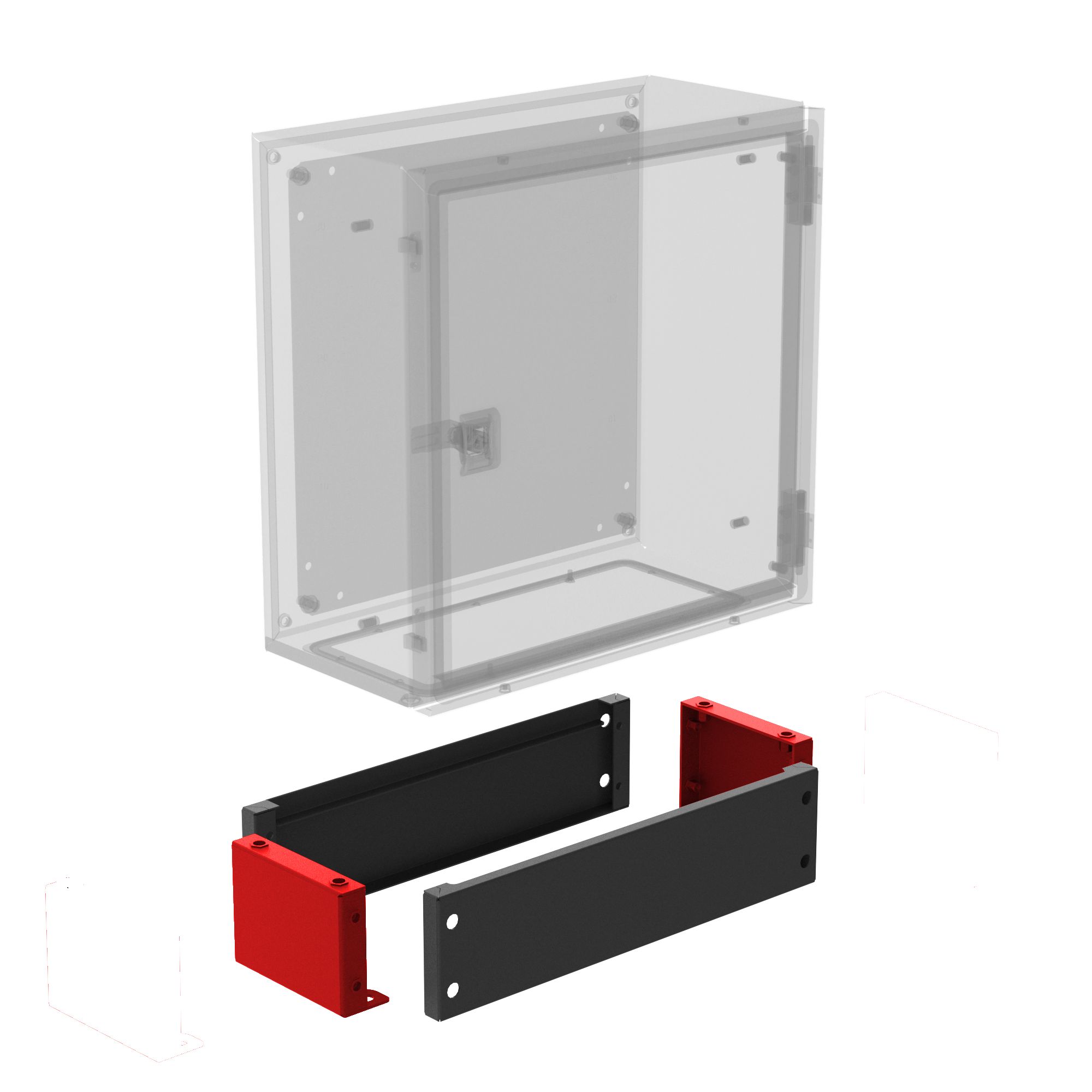 Комплект профилей уличного цоколя для ST, STE ВхГ 100х250 мм