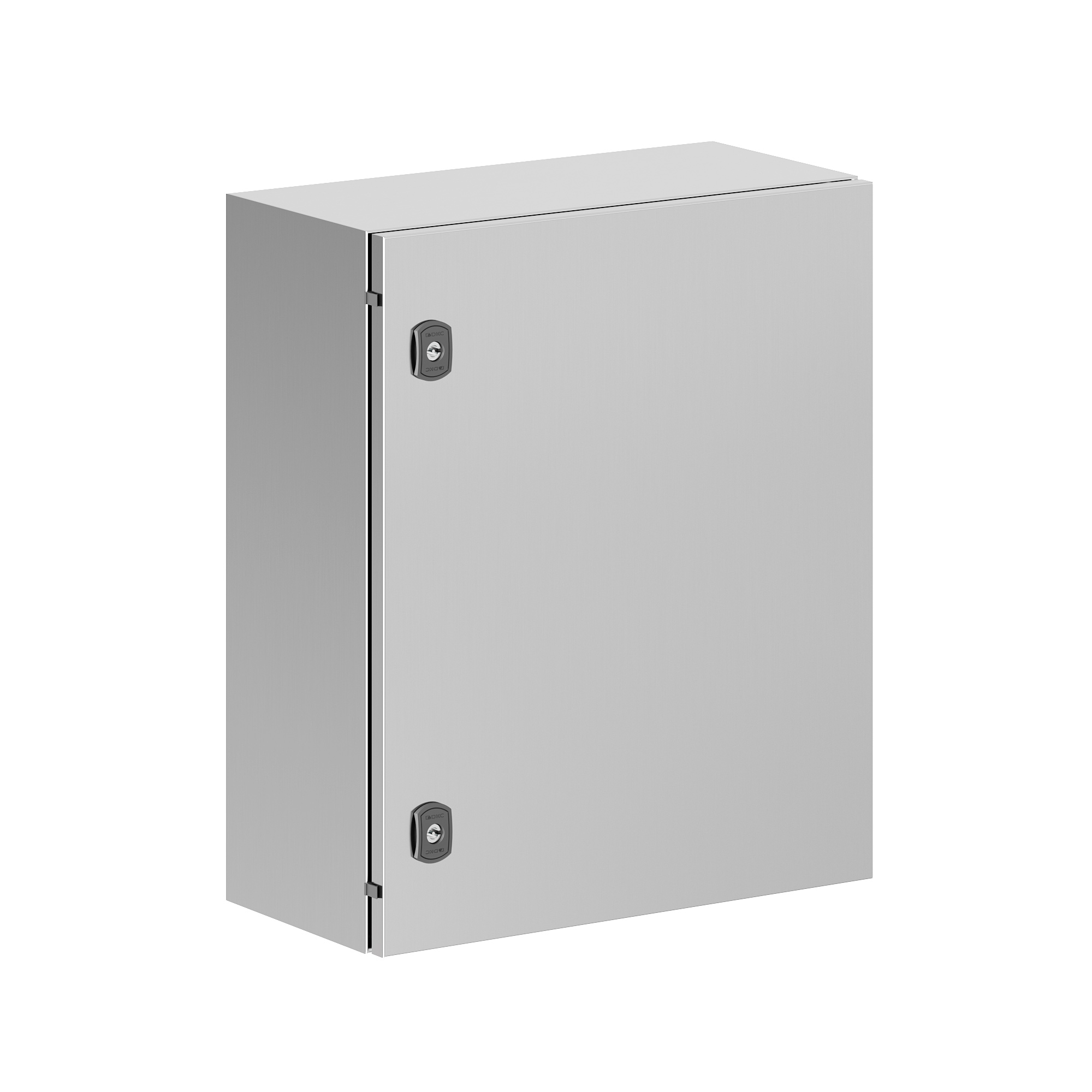 Корпуса навесные STH, нержавеющая сталь AISI316, без фланца Корпус навесной STH с М/П из нержавеющей cтали AISI316 ВxШxГ 600x500x250 мм, без фланца, IP66 DKC|ДКС