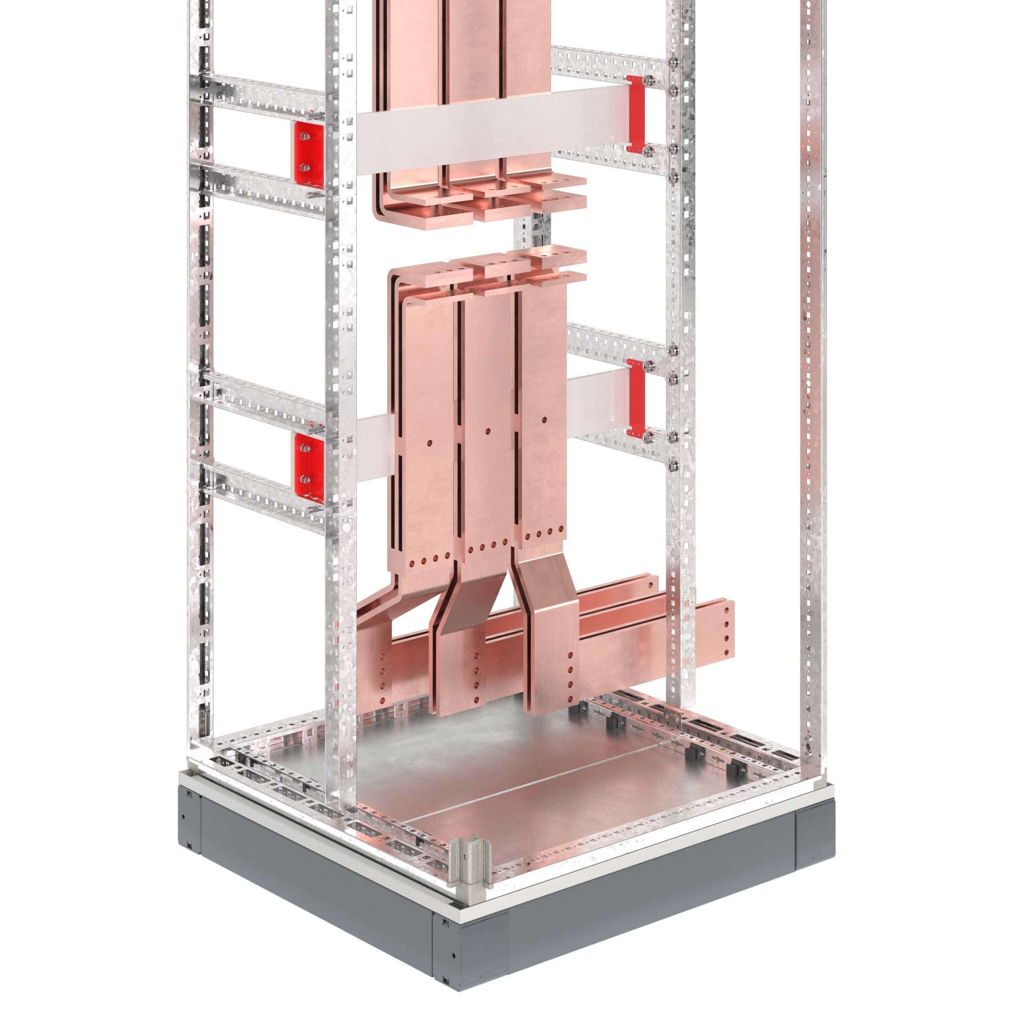 Комплект кронштейнов крепления опорного изолятора В=100мм, 2шт