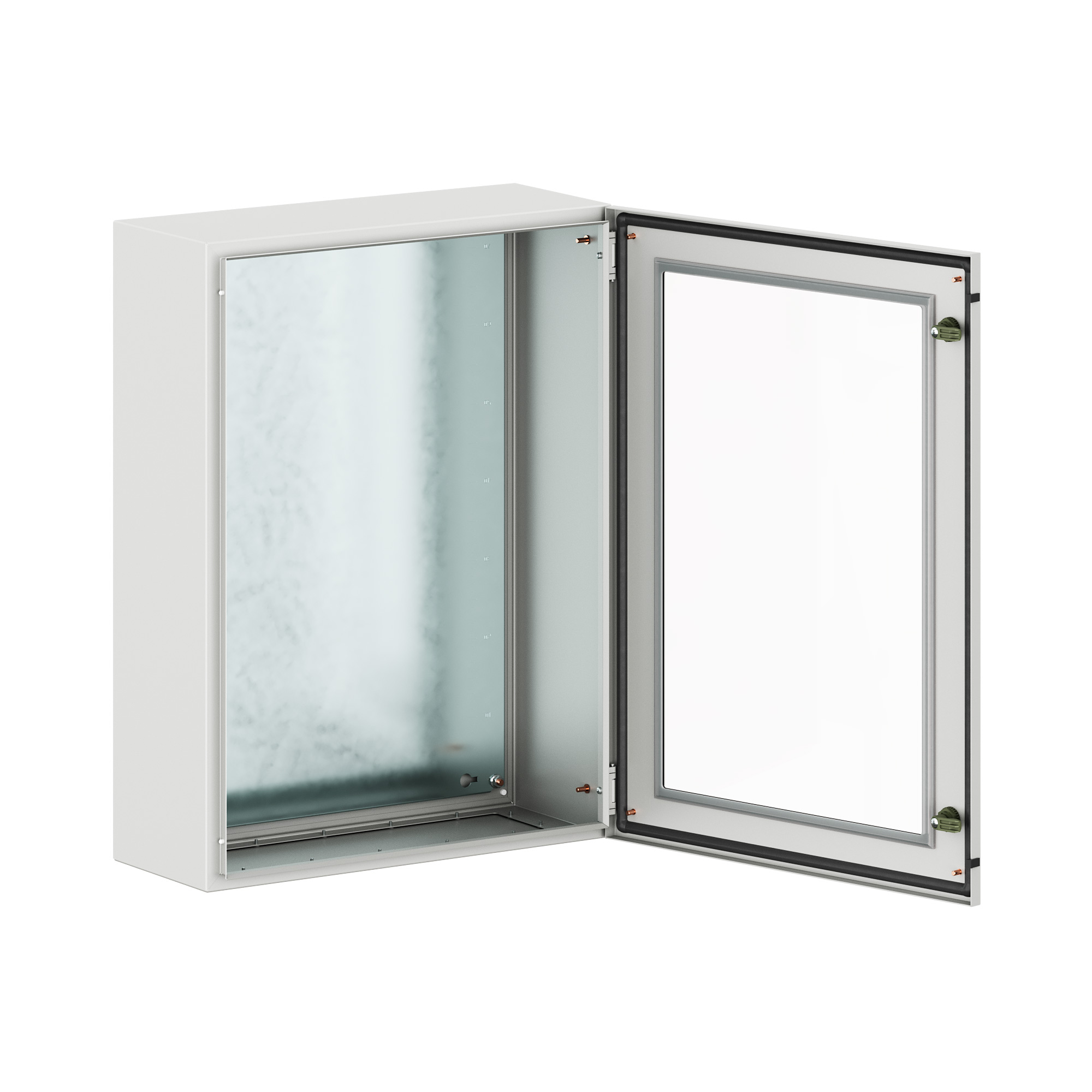 Корпус навесной уличный ST Outdoor с М/П с прозрачной дверью ВxШxГ 800x600x250 мм, IP66