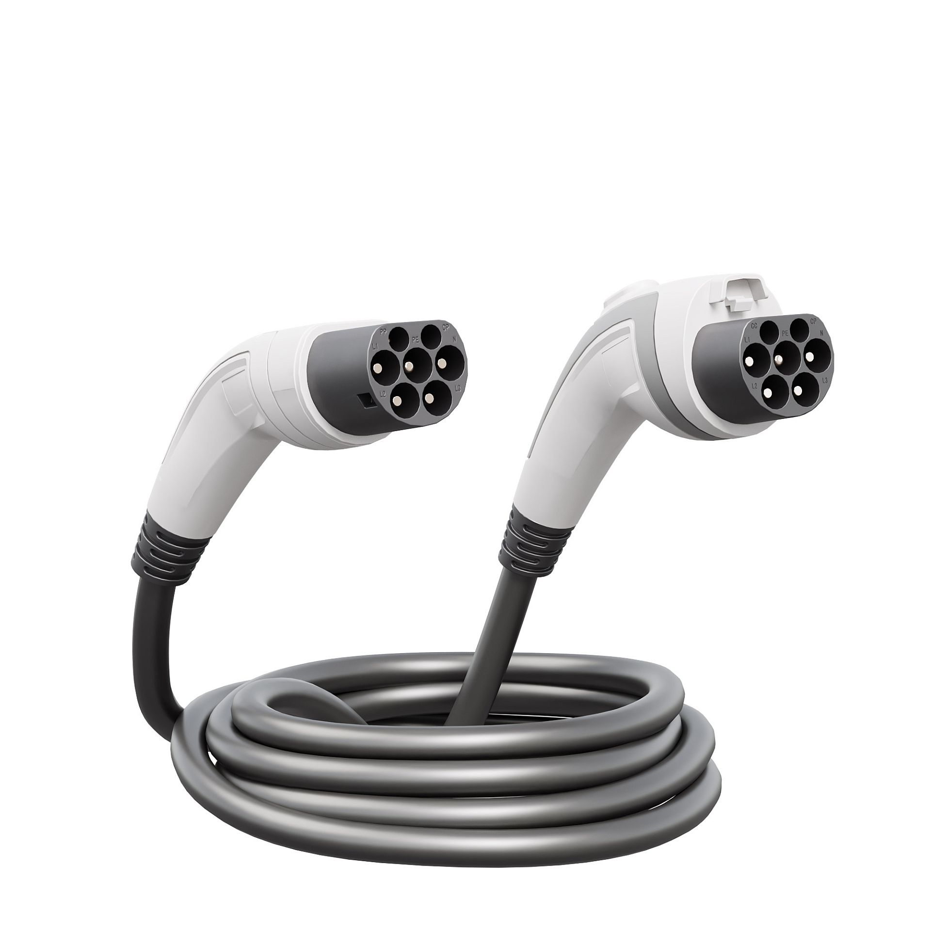 Кабель Type2-GB/T для подключения к зарядной станции "EOS Charge",трехфазный, 5 м