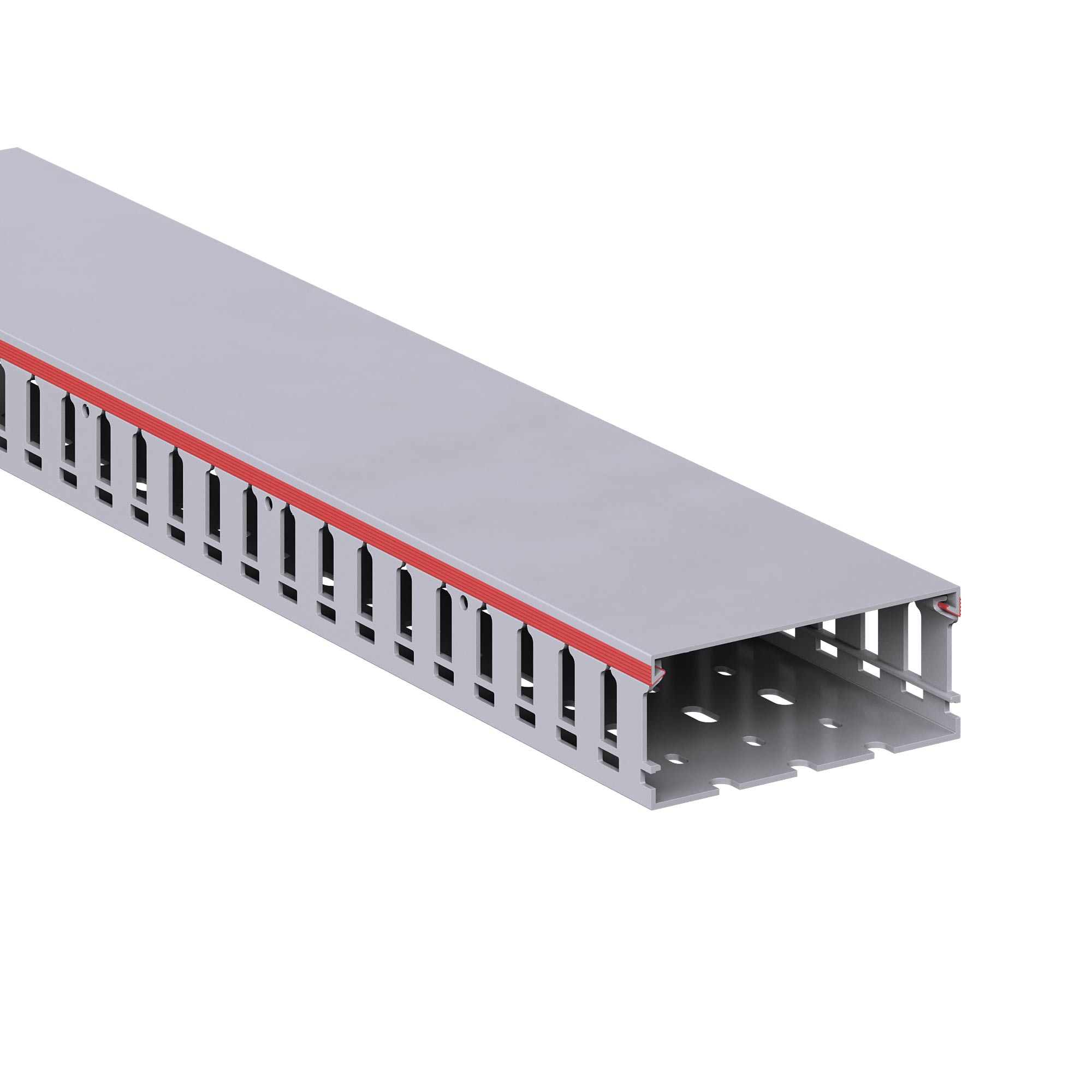 Перфорированные короба серии RL12 Короб перфорированный, серый RL12 100x40 DKC|ДКС