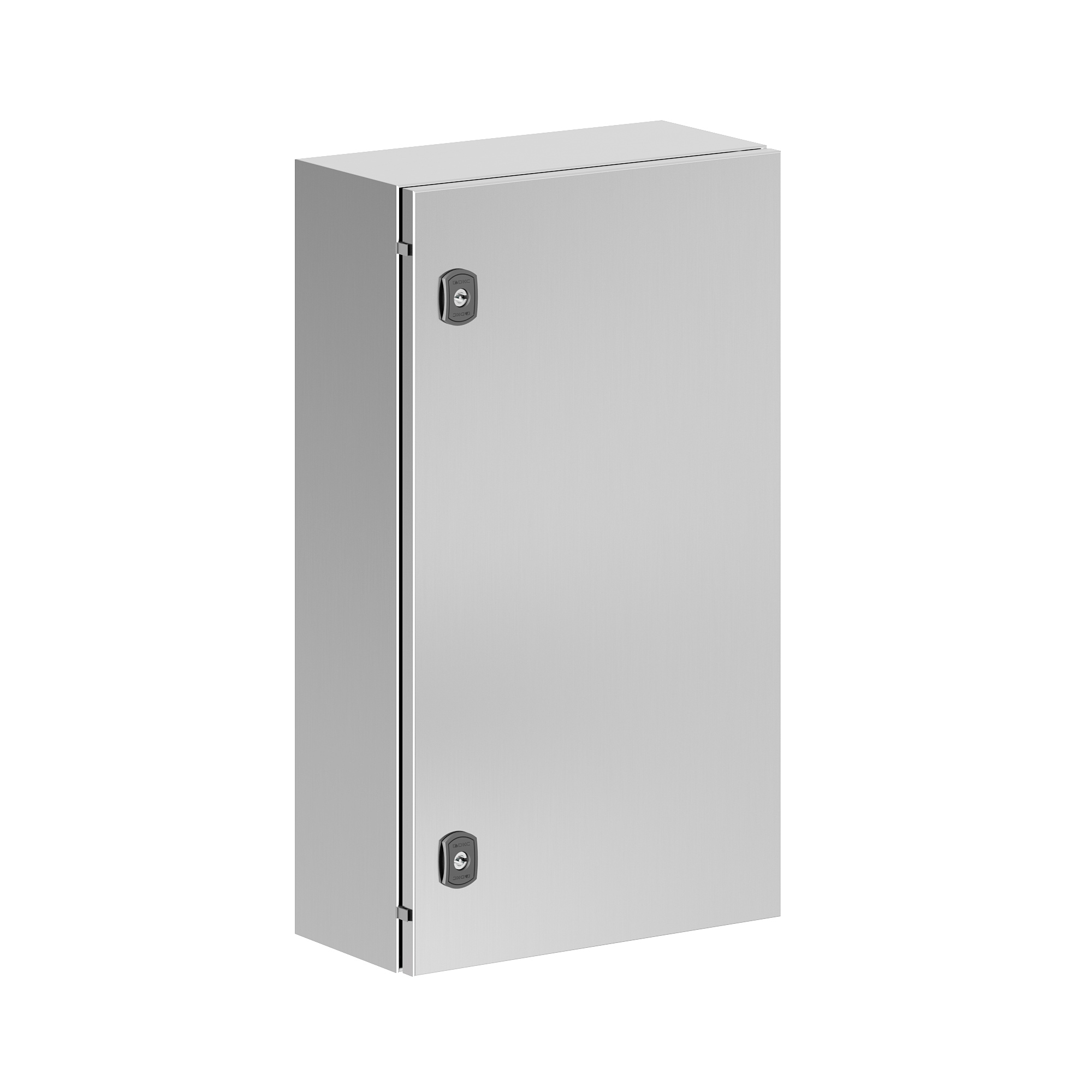 Корпуса навесные STH, нержавеющая сталь AISI316, без фланца Корпус навесной STH с М/П из нержавеющей cтали AISI316 ВxШxГ 700x400x200 мм, без фланца, IP66 DKC|ДКС