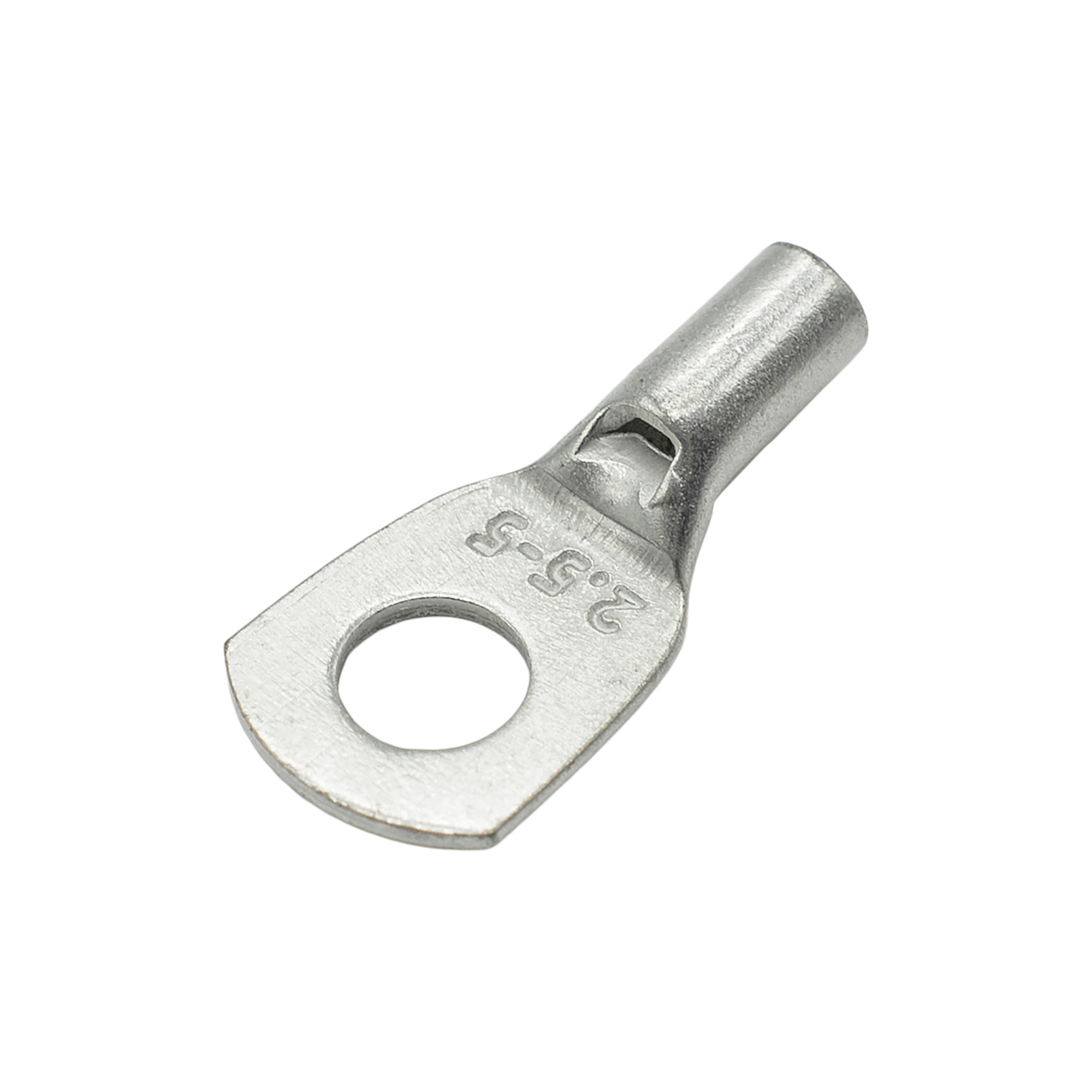 Наконечник кабельный из трубки медной луженой, 2,5 кв.мм, М5 (ТМЛ)