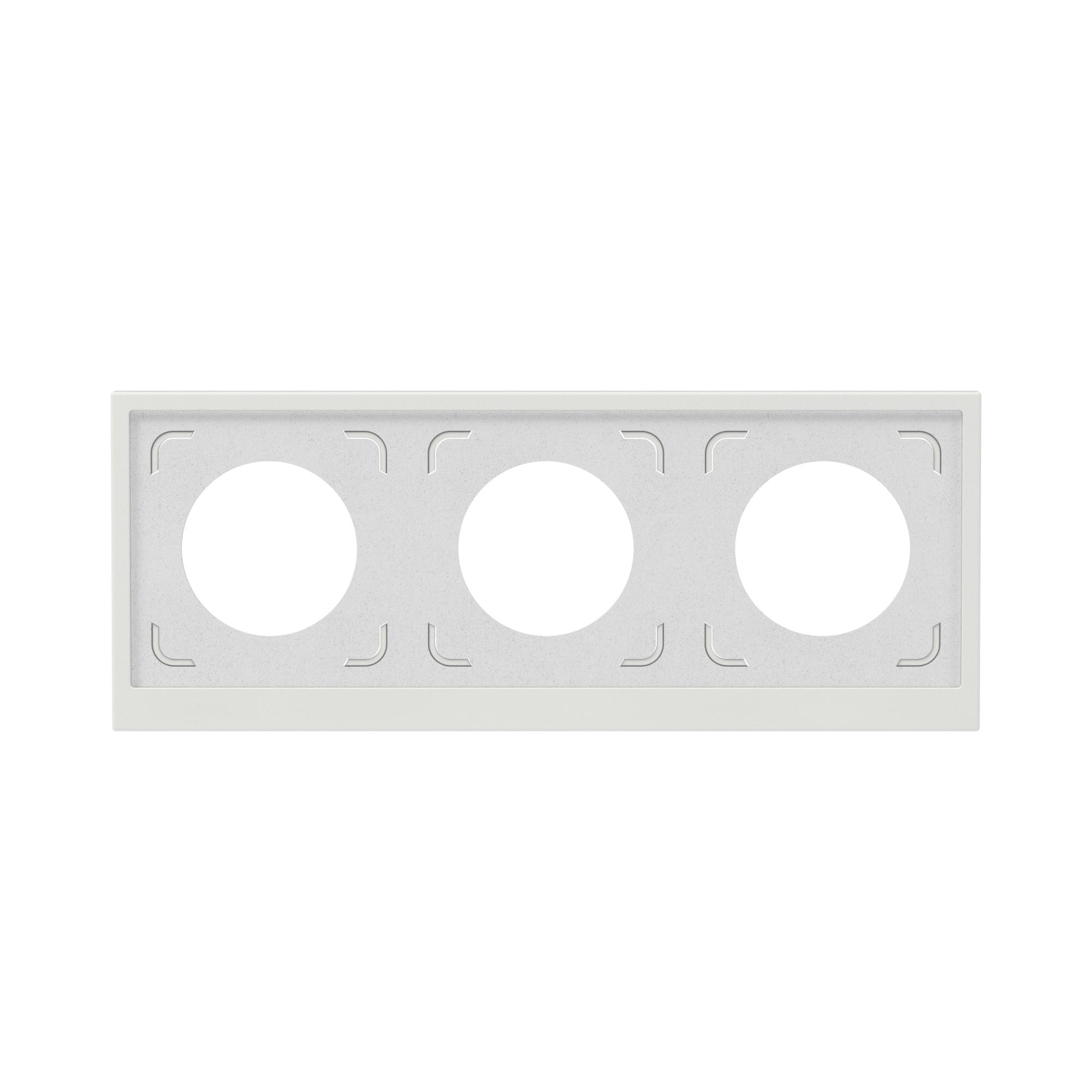 Рамка 3 поста IP44, KANT, белый песок