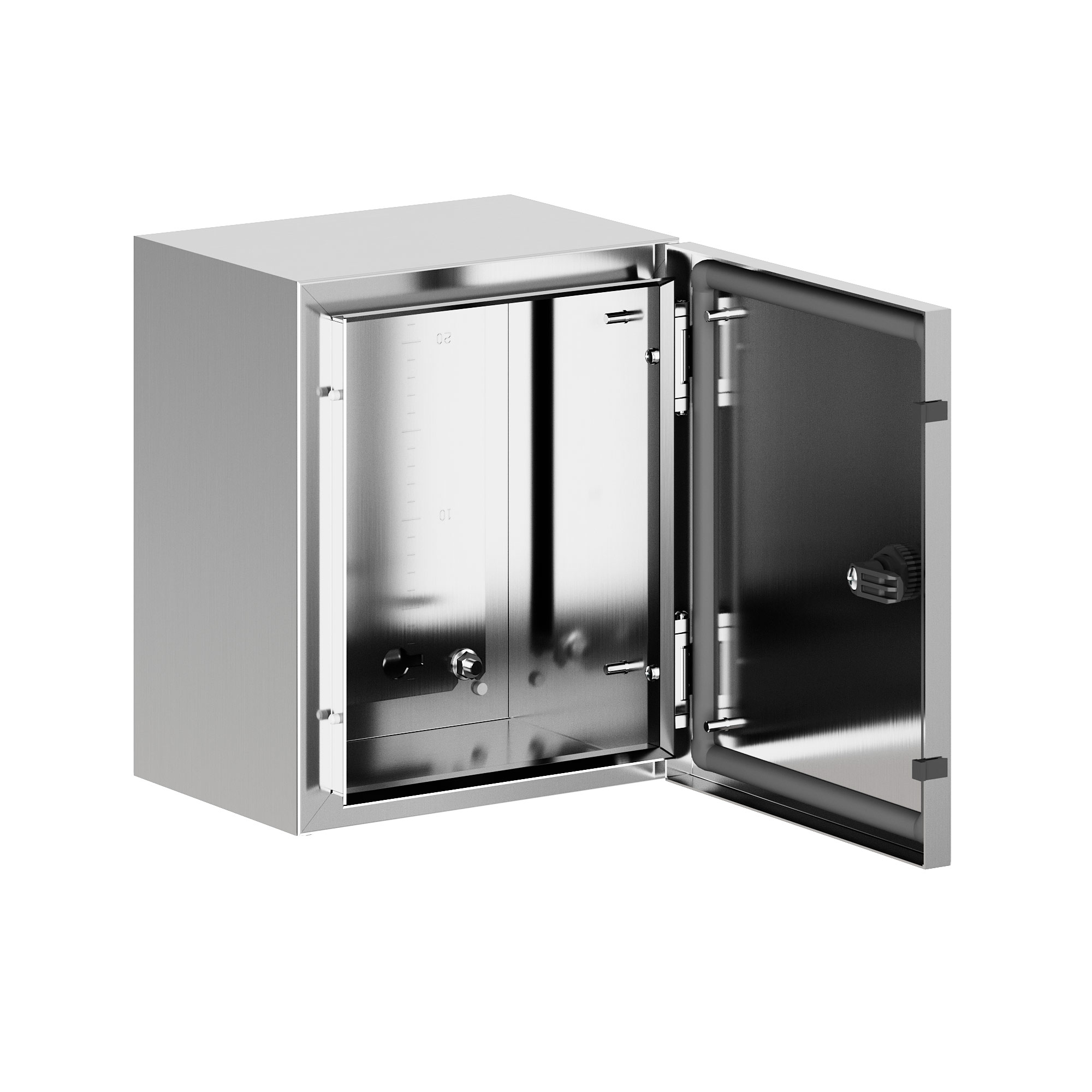 Корпус навесной STH с М/П из нержавеющей cтали AISI316 ВxШxГ 300x250x200 мм, без фланца, IP66