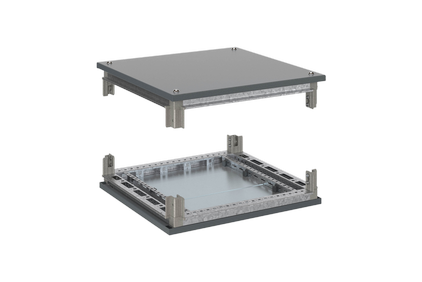 Elements of galvanized enclosures CQE
