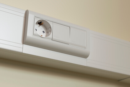 Plastic cable ducts system