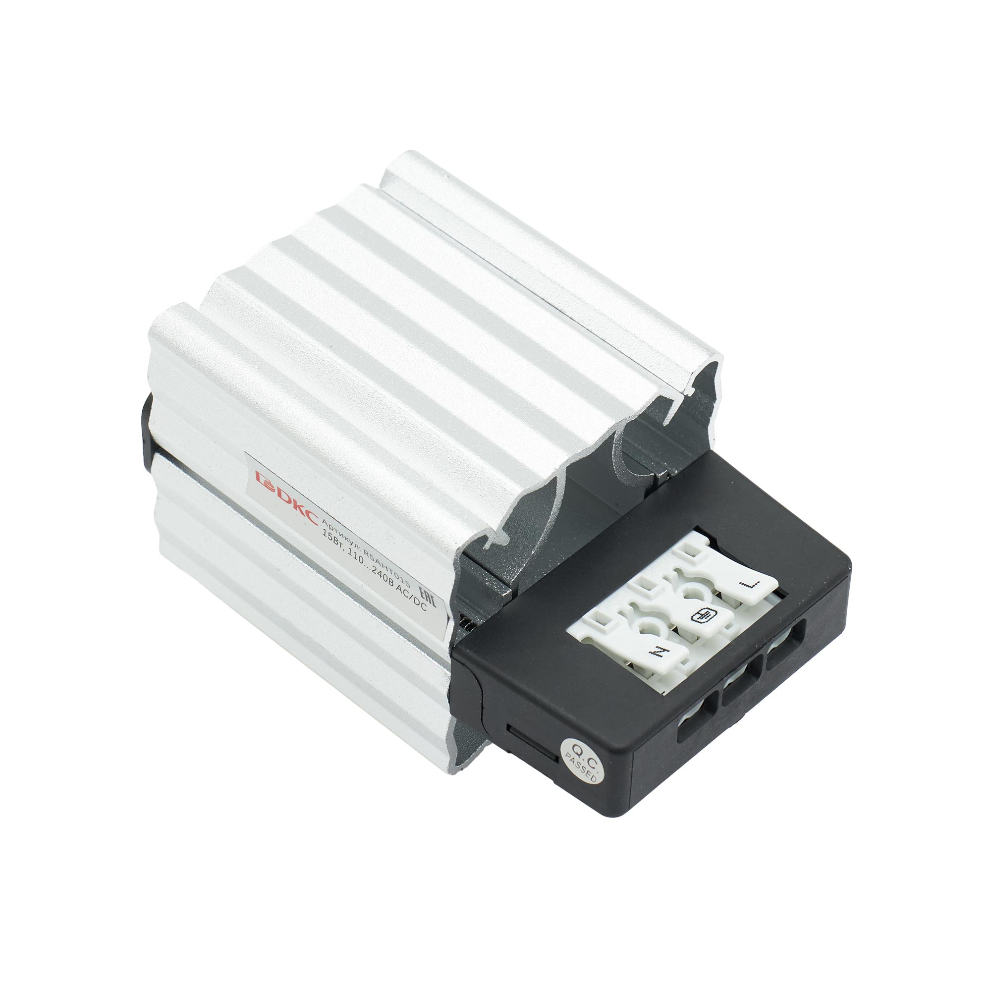 Обогреватель в алюминиевом корпусе 50 Вт, 110…240 В AC/DC