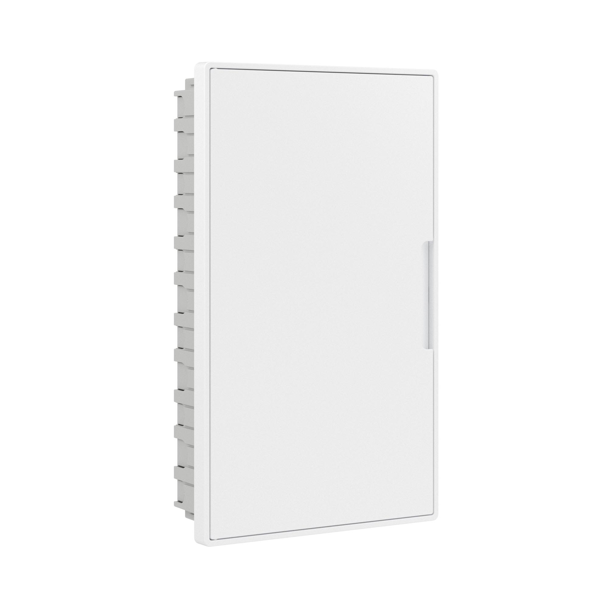 Модульные щитки "Фрейм" (FRAME) встраиваемые Щиток 36 мод встраиваемый для полых стен слаботочный Фрейм (FRAME), белый, с белой дверцей, с монтажной платой, с 2 розетками (арт. 45005) и 2 коробками (арт. 10033) DKC|ДКС