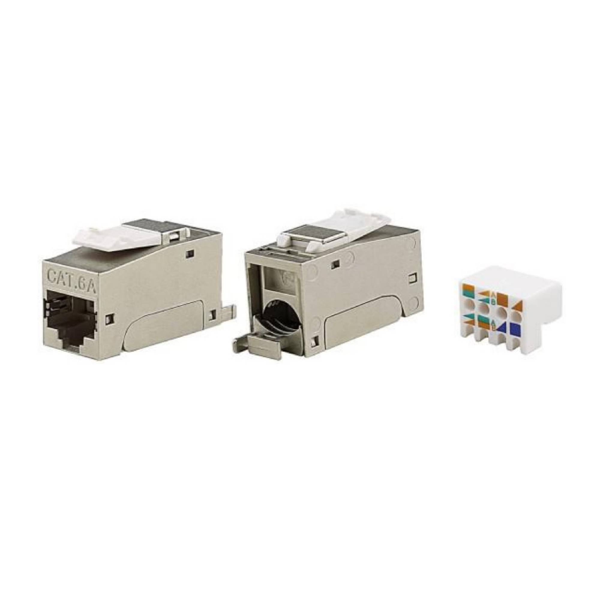 Модуль Keystone RJ45 CAT 6A экранированный (STP), 90 градусов ...
