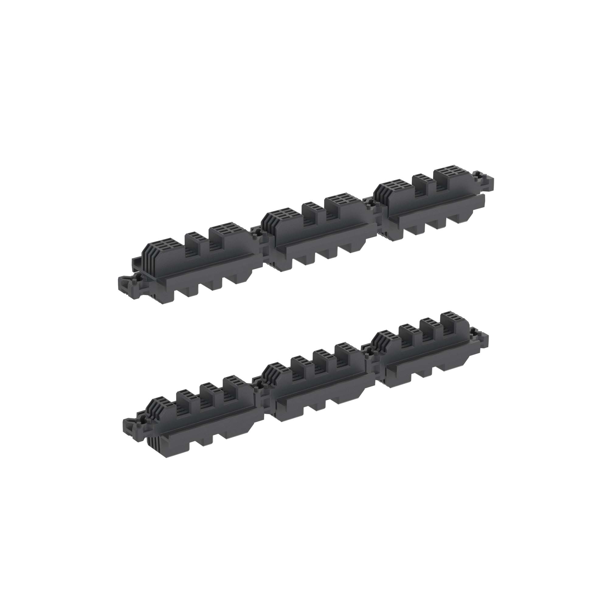 Комплект изоляторов главной шинной системы 1-2 шины на полюс, толщиной 10мм, 3Р