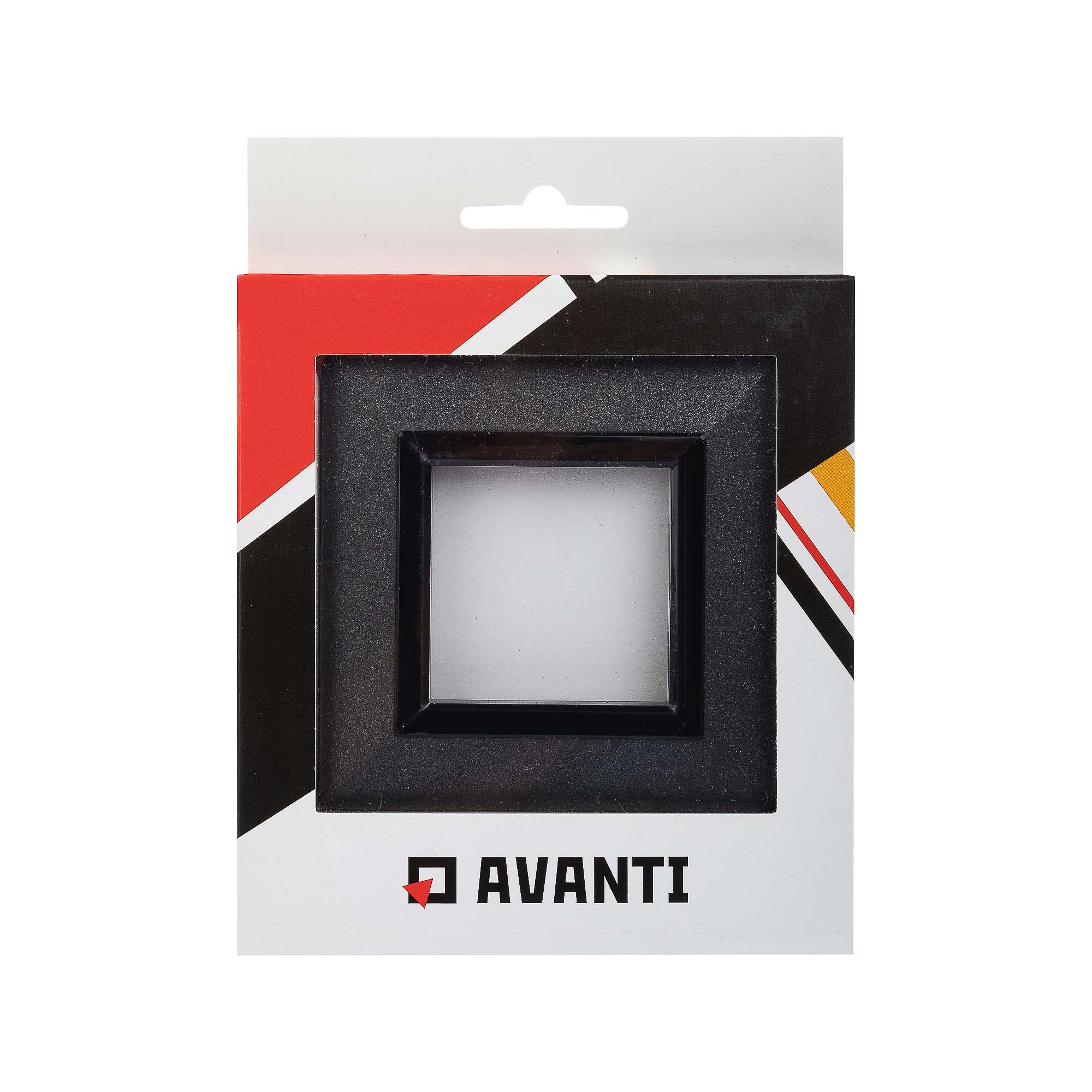 Рамка из металла 1 пост (2 мод.), Avanti, графитовая