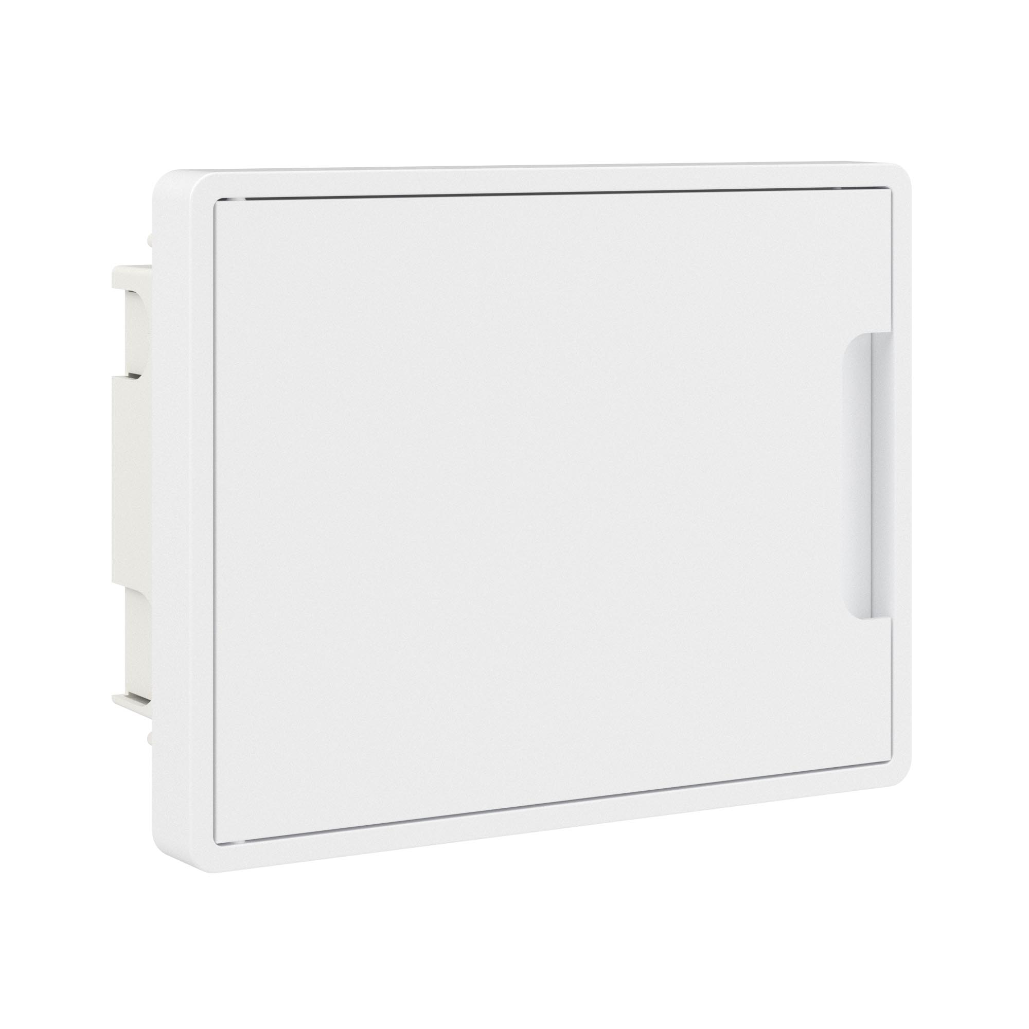 Модульные щитки "Фрейм" (FRAME) встраиваемые Щиток 8 мод встраиваемый  Фрейм (FRAME), белый, с белой дверцей, с 2 шинами PEN  на 6 и 8 отв. DKC|ДКС