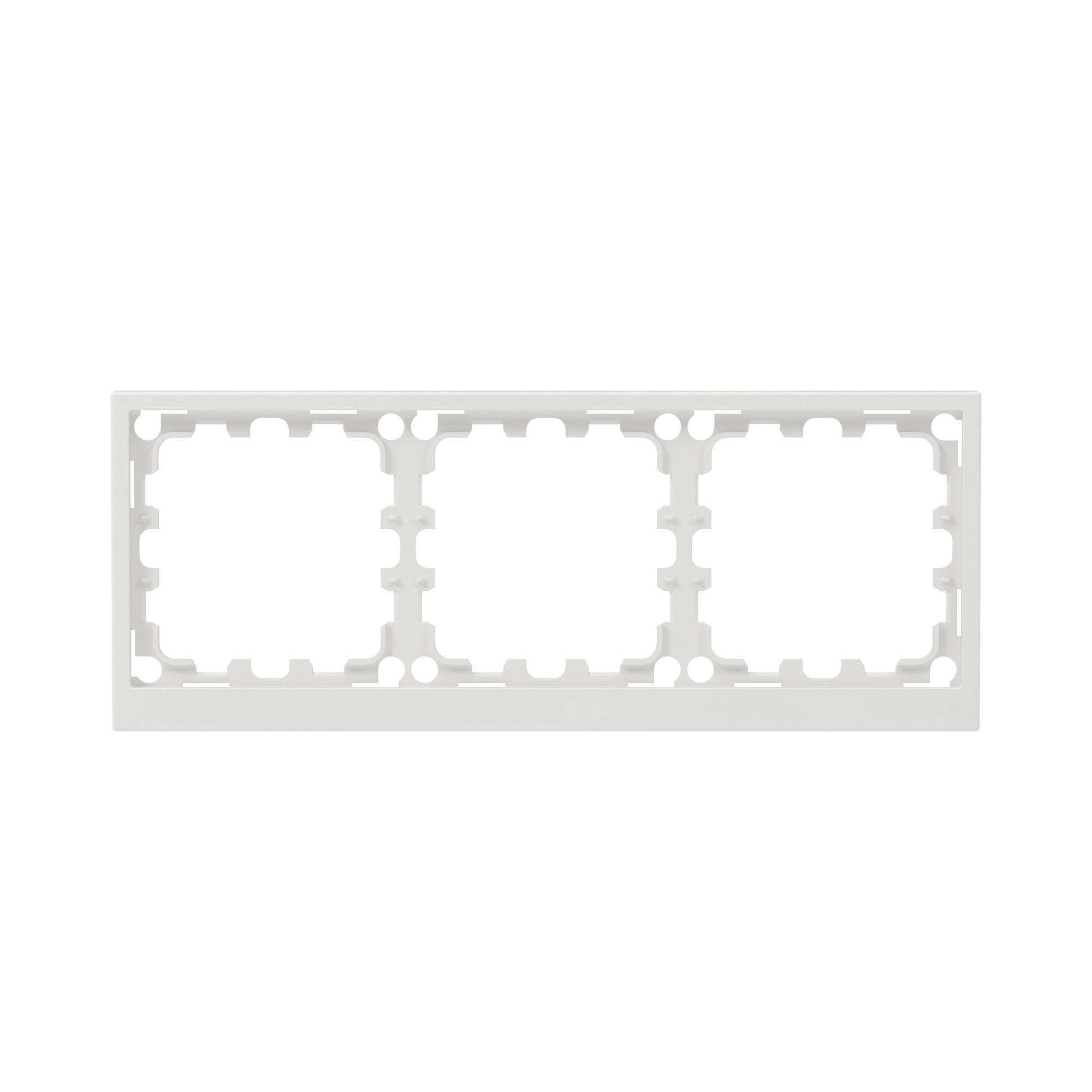 Рамка на 3 поста, KANT, белый песок