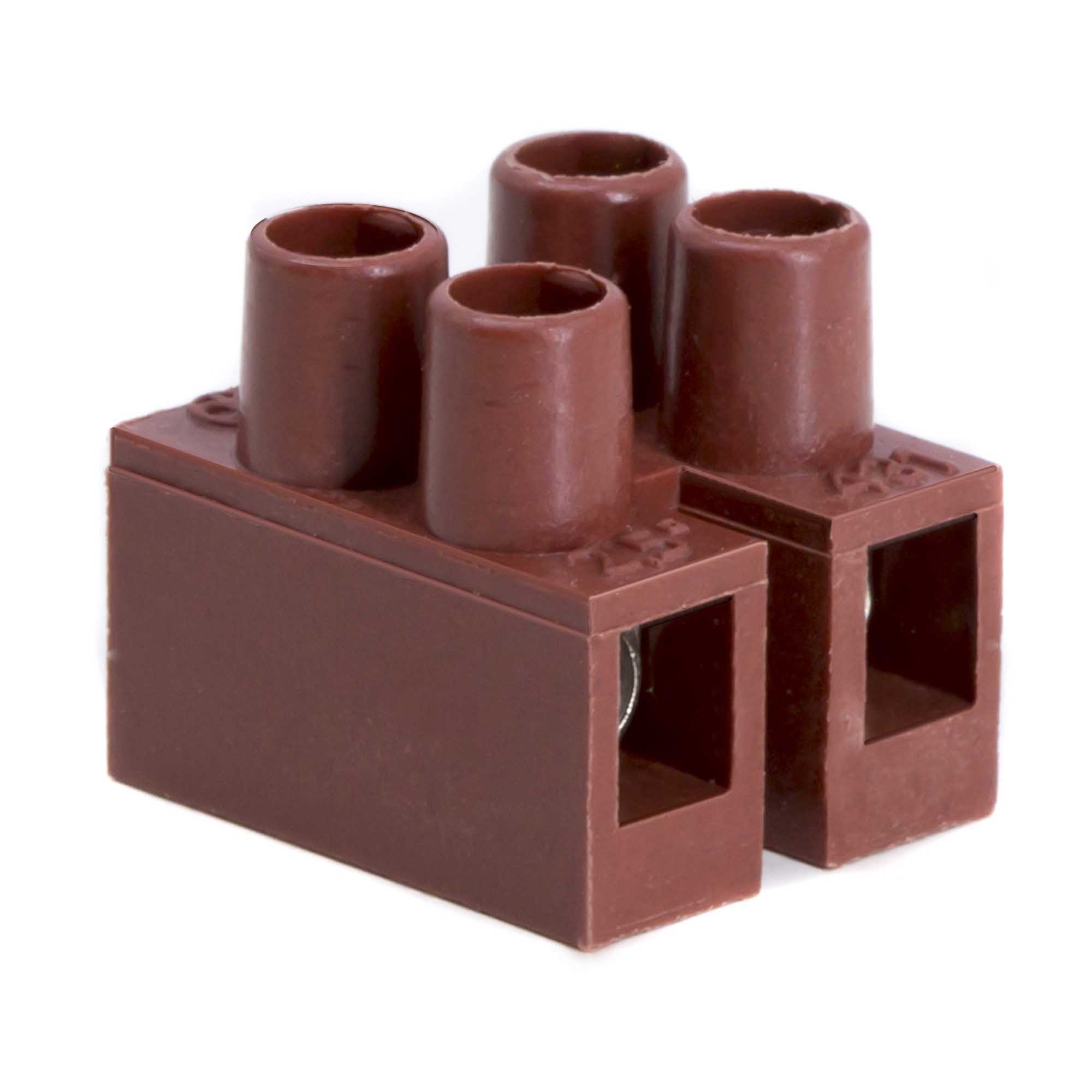 Клеммные колодки из фибергласа Колодка клемм из Фибергласса (раб. темп. 150 град.) 32А, 2 пол., для жил до 4кв.мм DKC|ДКС