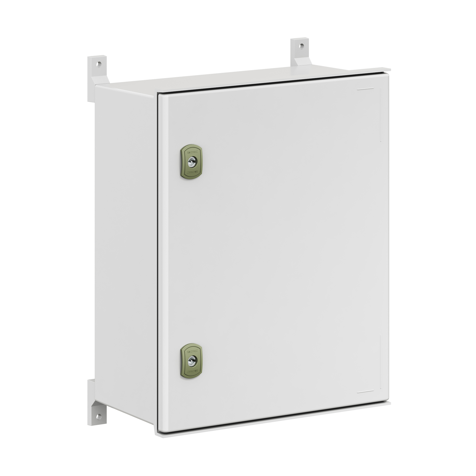 Корпуса RAM box GRP (из полиэстера, усиленного стекловолокном) Цельный навесной шкаф из фибергласа без МП со сплошной дверью500х400х200 (ВхШхГ) мм DKC|ДКС