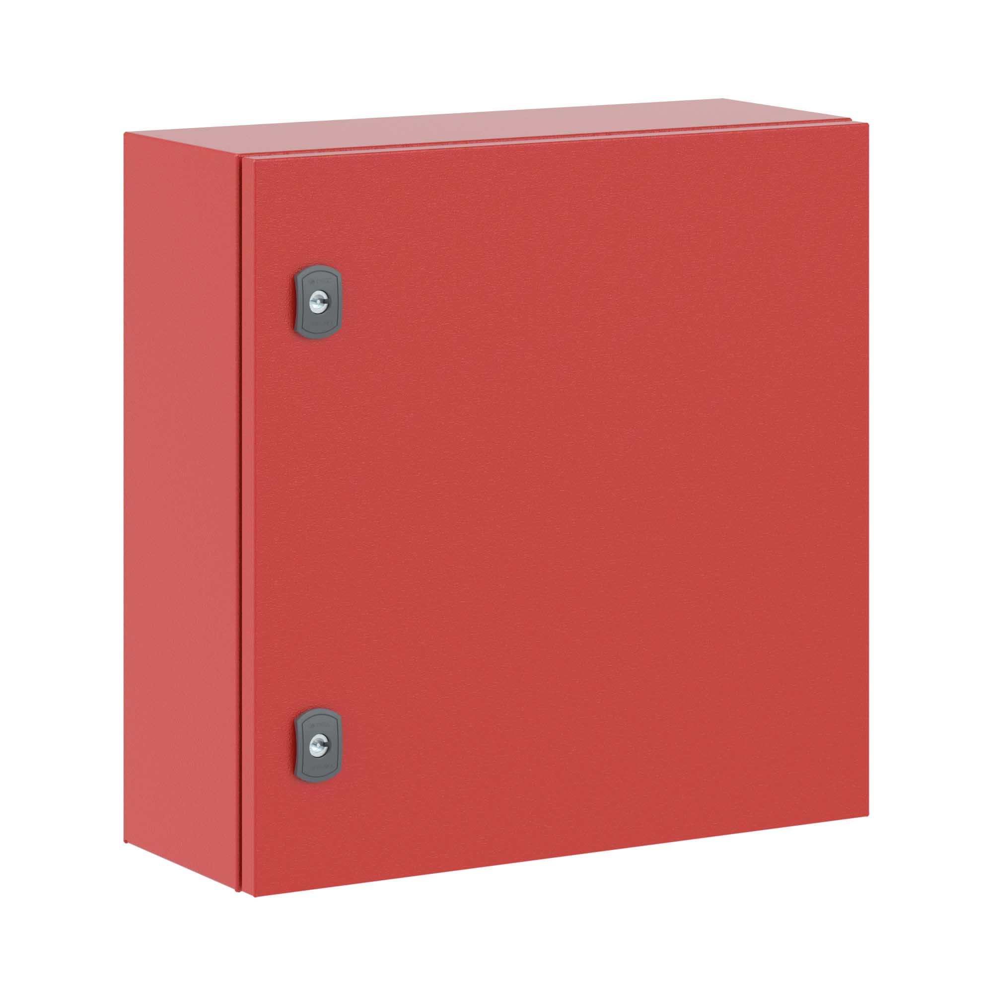 Hinged box ST with MP HxWxD 500x500x200 mm RAL3020
