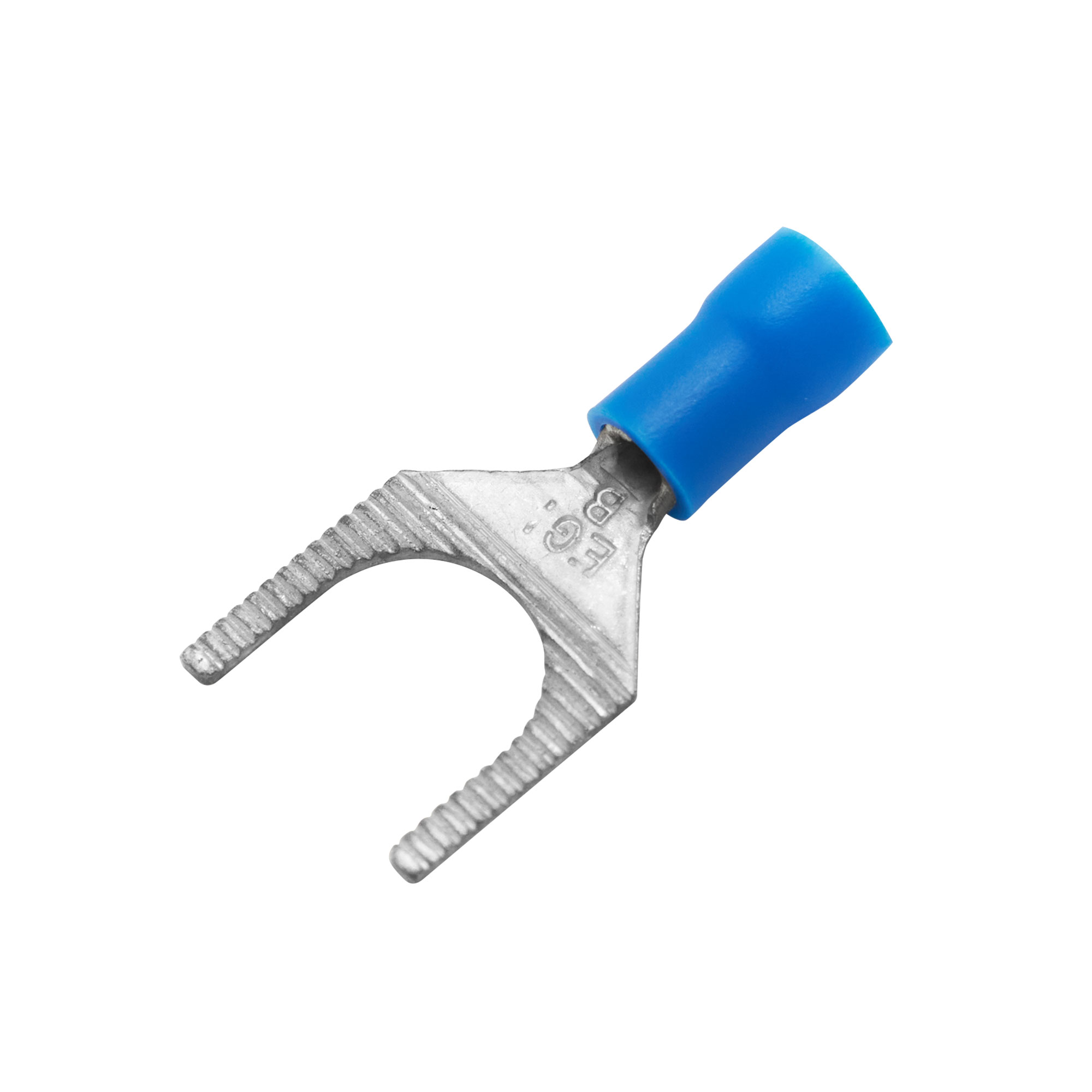 Кабельные наконечники вилочные изолированные (НВИ) Наконечник вилочный с изолир.фланцем 1,5-2,5 кв.мм 4,1 мм (НВИ) DKC|ДКС