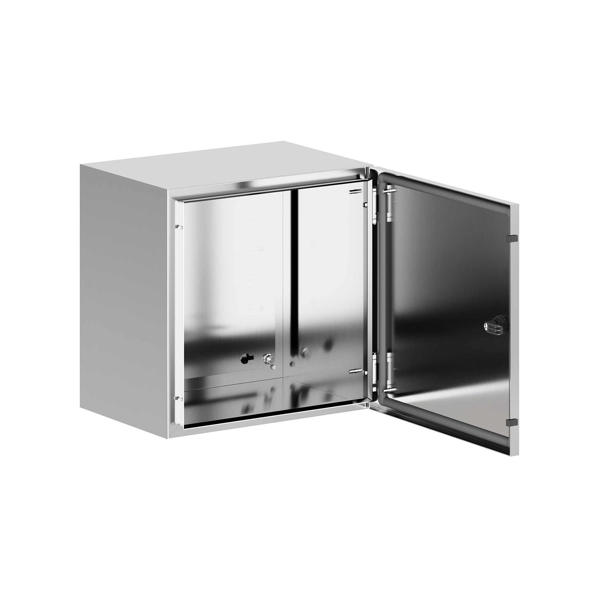 Корпус навесной STH с М/П из нержавеющей cтали AISI316 ВxШxГ 400x400x300 мм, без фланца, IP66