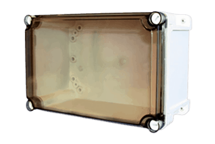 RAM box Enclosures with Flanges and Transparent Cover