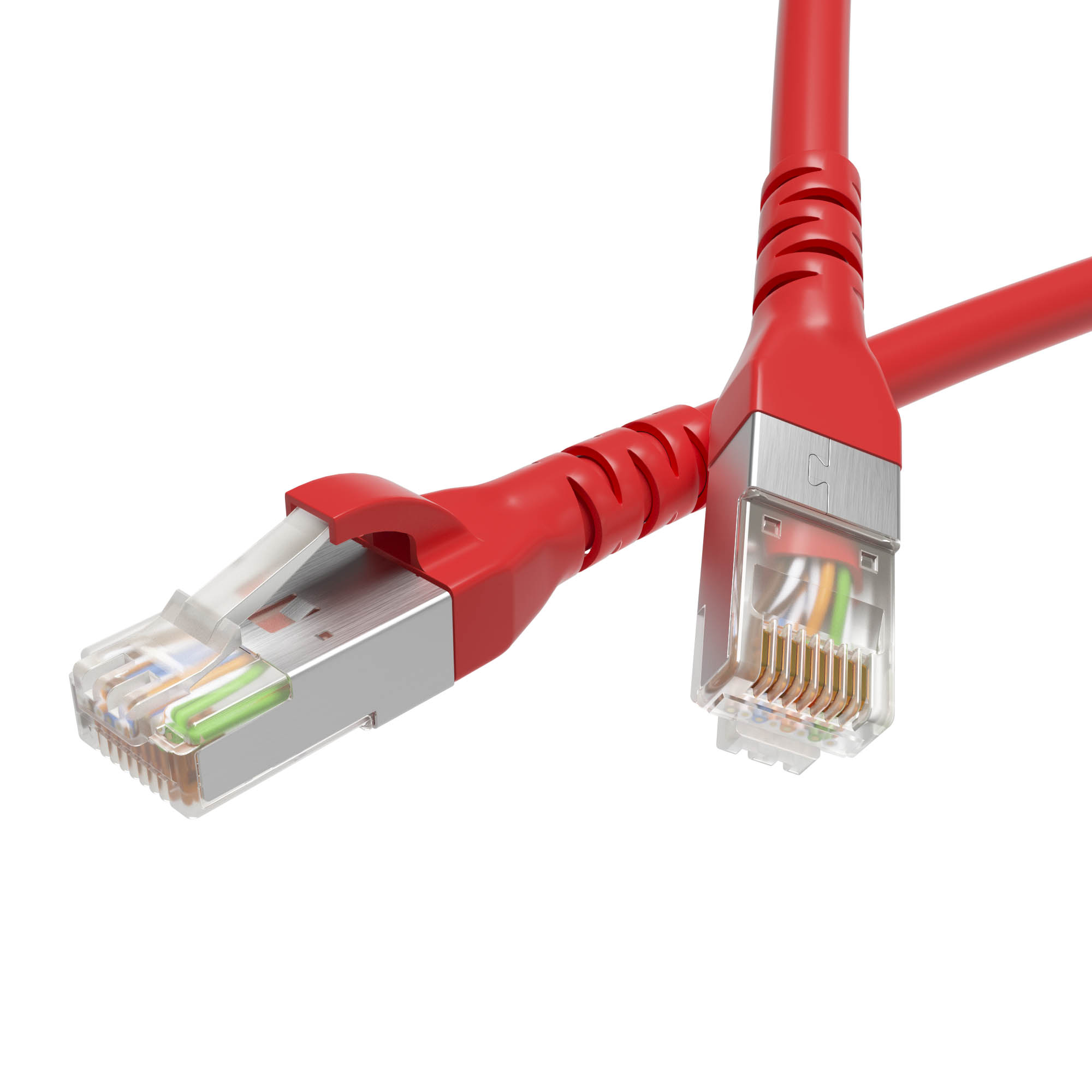 Патч-корд экранированный CAT5E F/UTP 4х2, LSZH, красный, 1.5м RN5EFU4515RD DKC