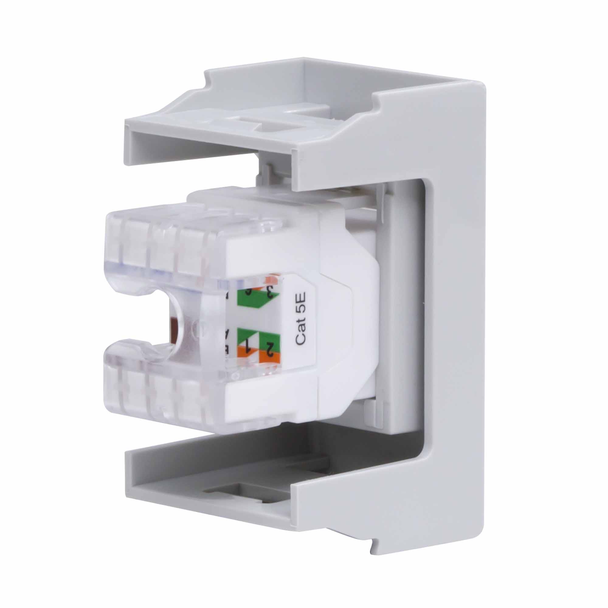 Розетка RJ-45 кат.5E,Viva,1 мод.,сер ДКС|DKC: подробные характеристики ...