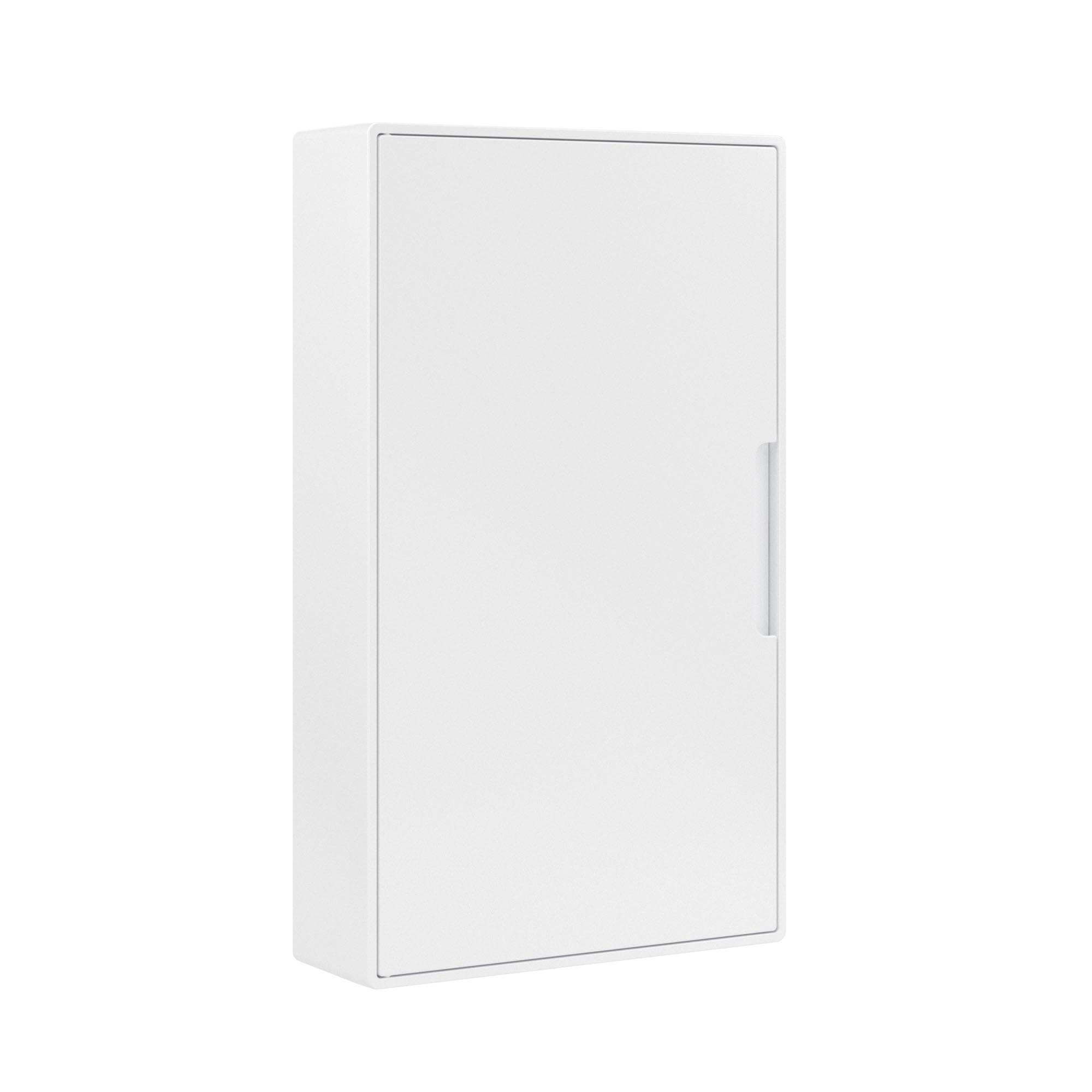 Plastic shield 36 mod wall mounted, white, with white door, with 2 PEN busbar 8 holes, and 2 PEN busbar 10 holes
