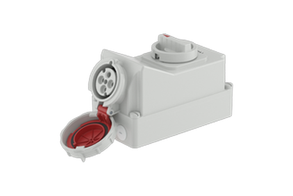 Switched interlocked socket