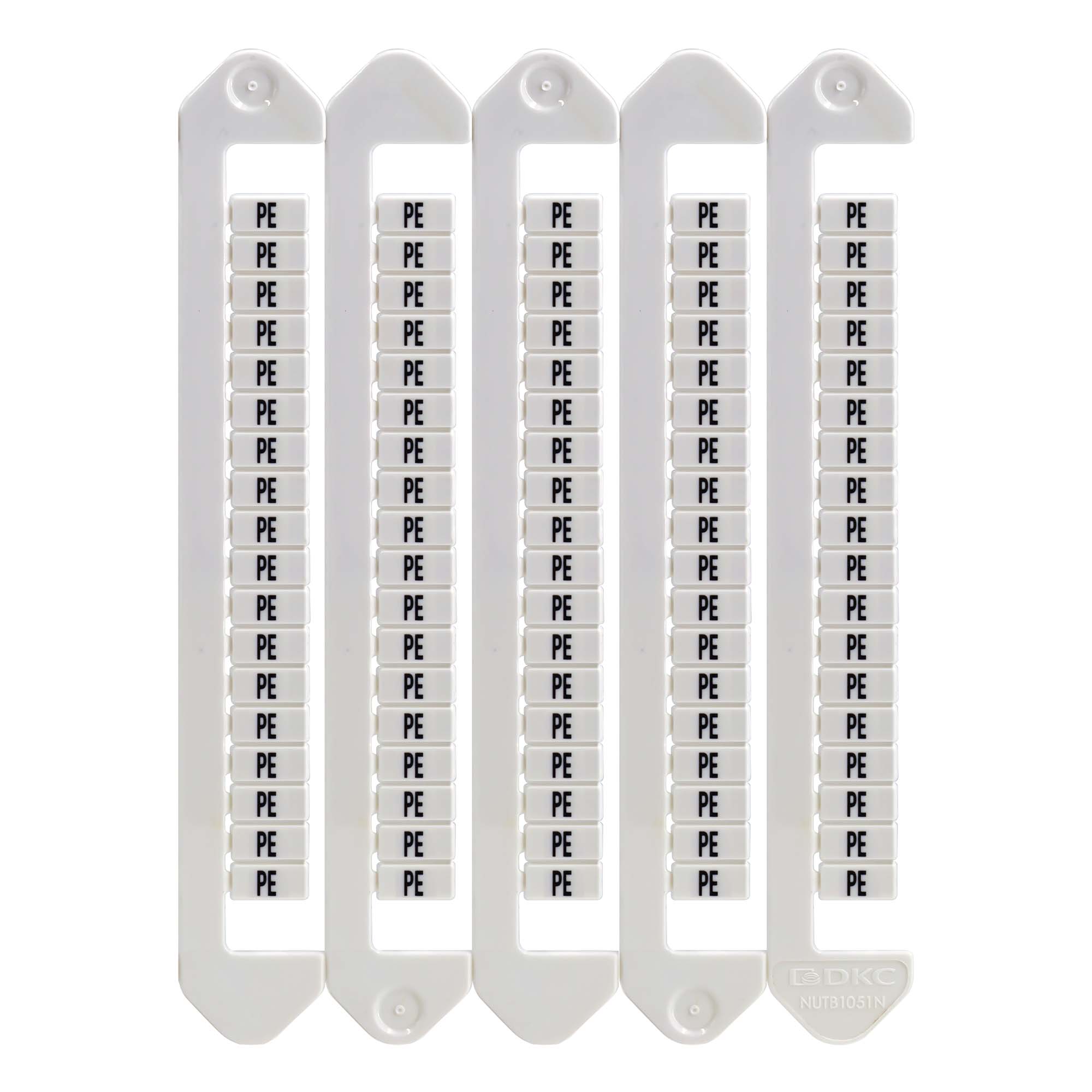 Готовая маркировка для клемм Маркировка для клемм, ширина 5 мм, символ "N", вертикальная ориентация DKC|ДКС