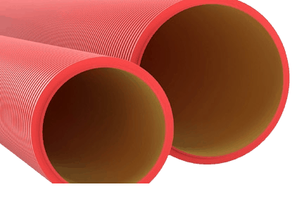 Двустенные жесткие электротехнические трубы (6 метров)