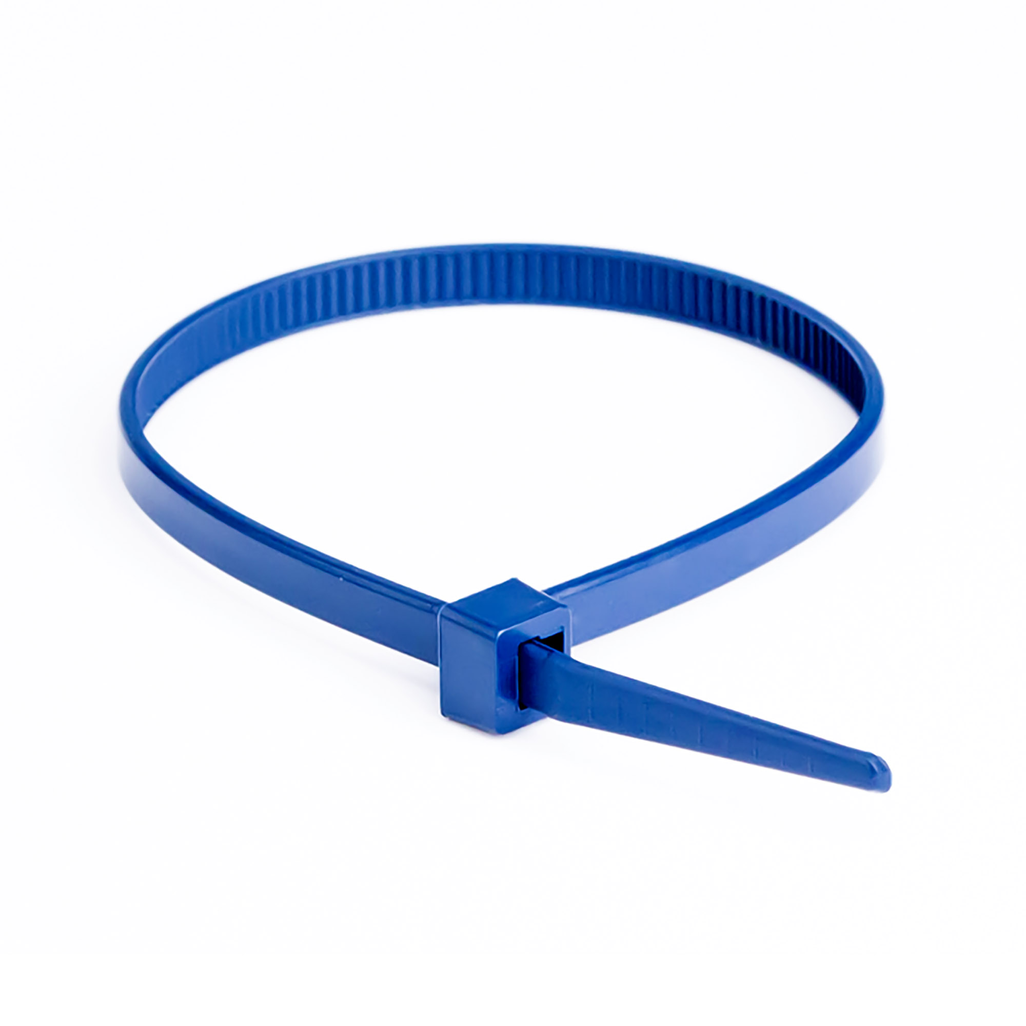 Cable Tie from P6.6, colored blue, 3.6x140 mm