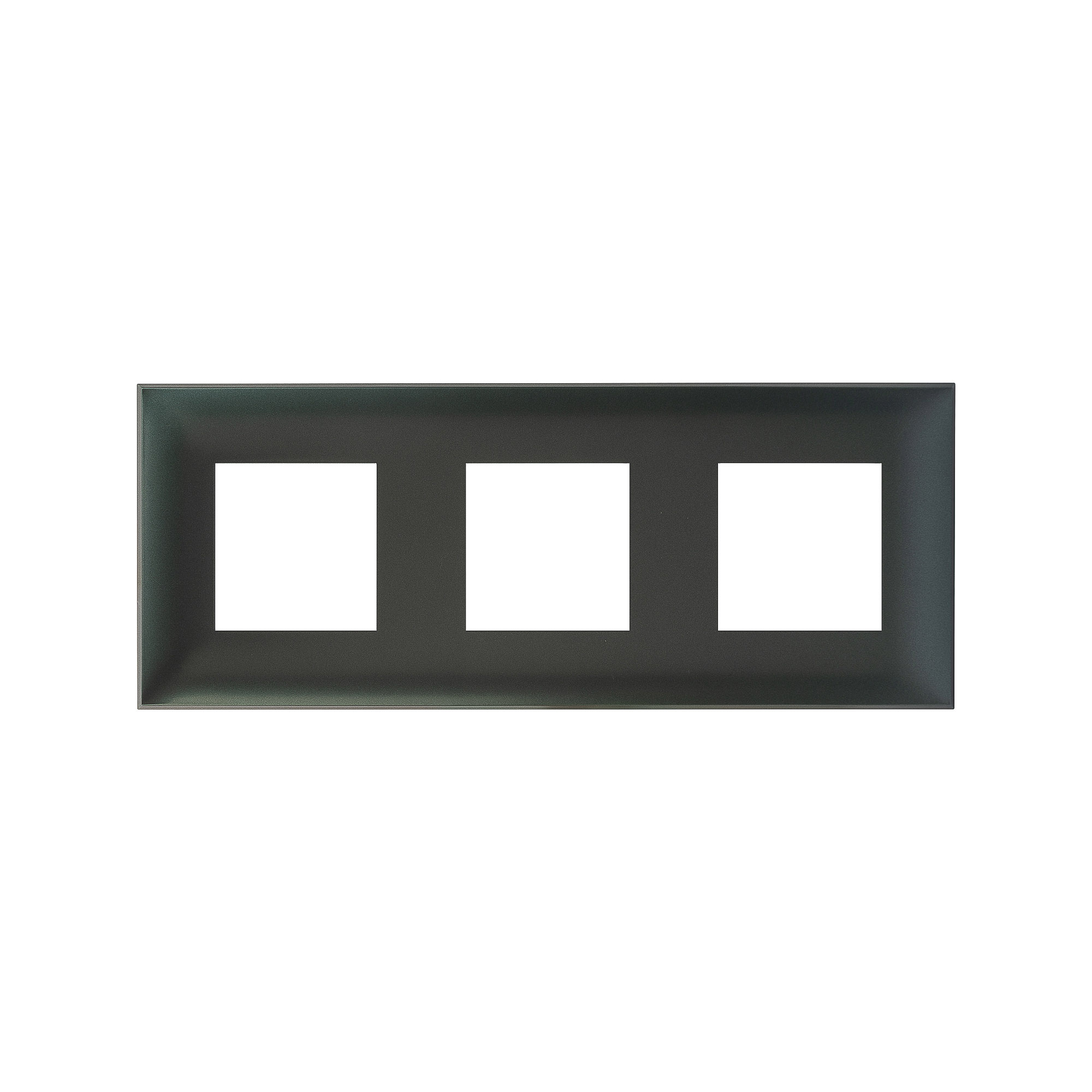 Рамка 3 поста (6 мод.), Avanti, сине-зеленый жемчуг