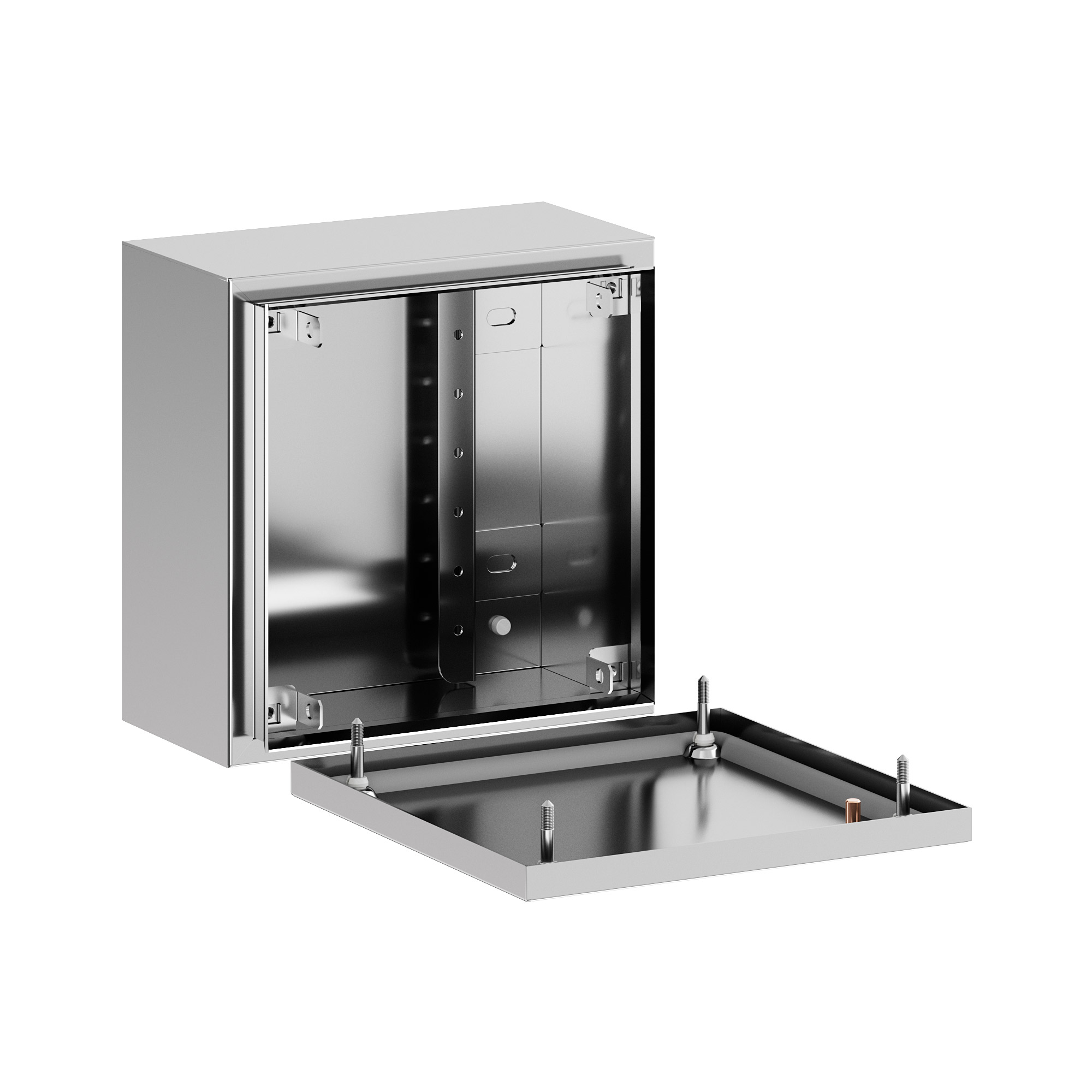 Корпус клеммный SDI из нержавеющей стали AISI316 ВxШxГ 200x200x120 мм, IP66