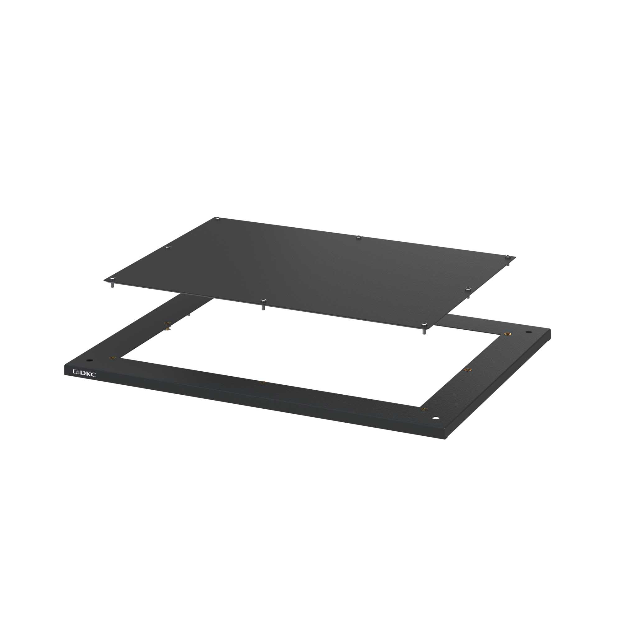 Крыши CQE N Крыша с прямоугольным фланцем для шкафов CQE N и CQE, цвет черный RAL 9005 ШхГ 400x600 мм, РАМ Пауэр (RAM power) DKC|ДКС