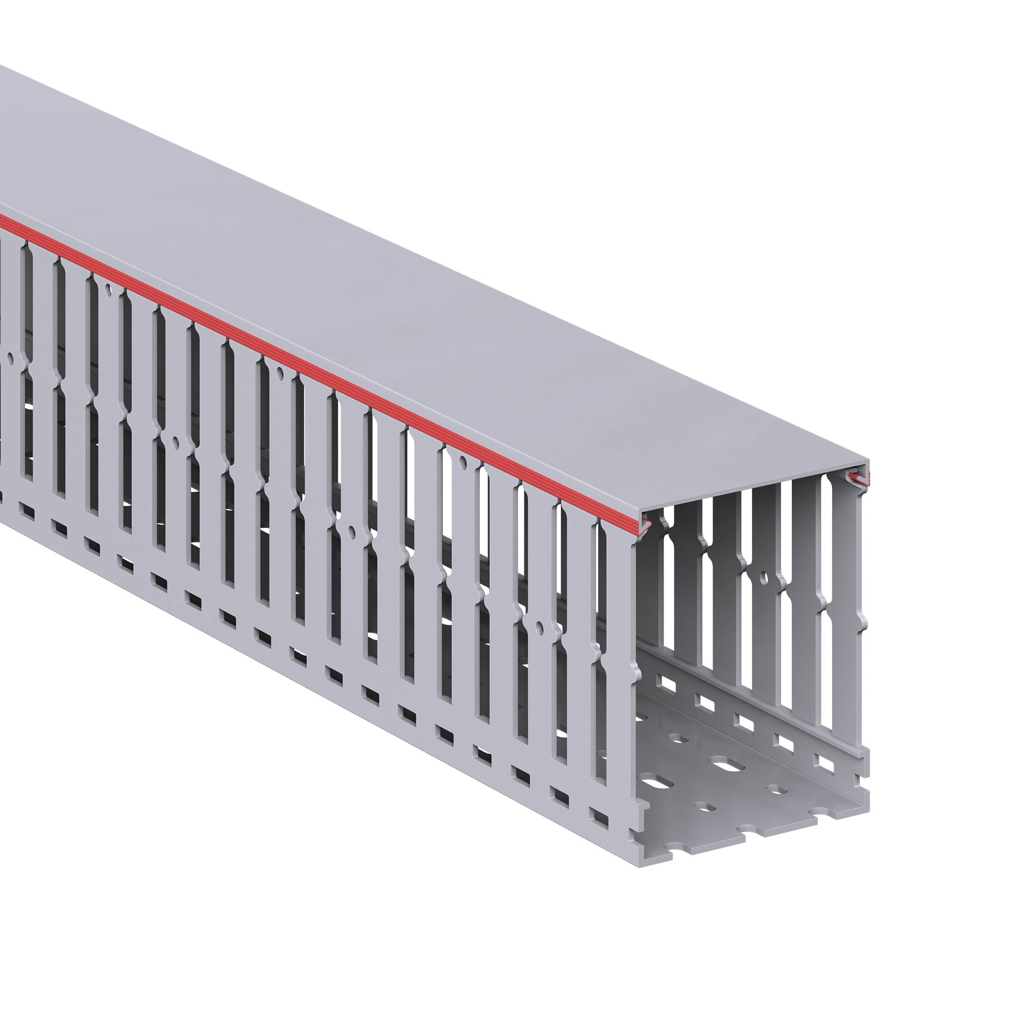 Перфорированные короба серии RL12 Короб перфорированный, серый RL12 80x100 DKC|ДКС