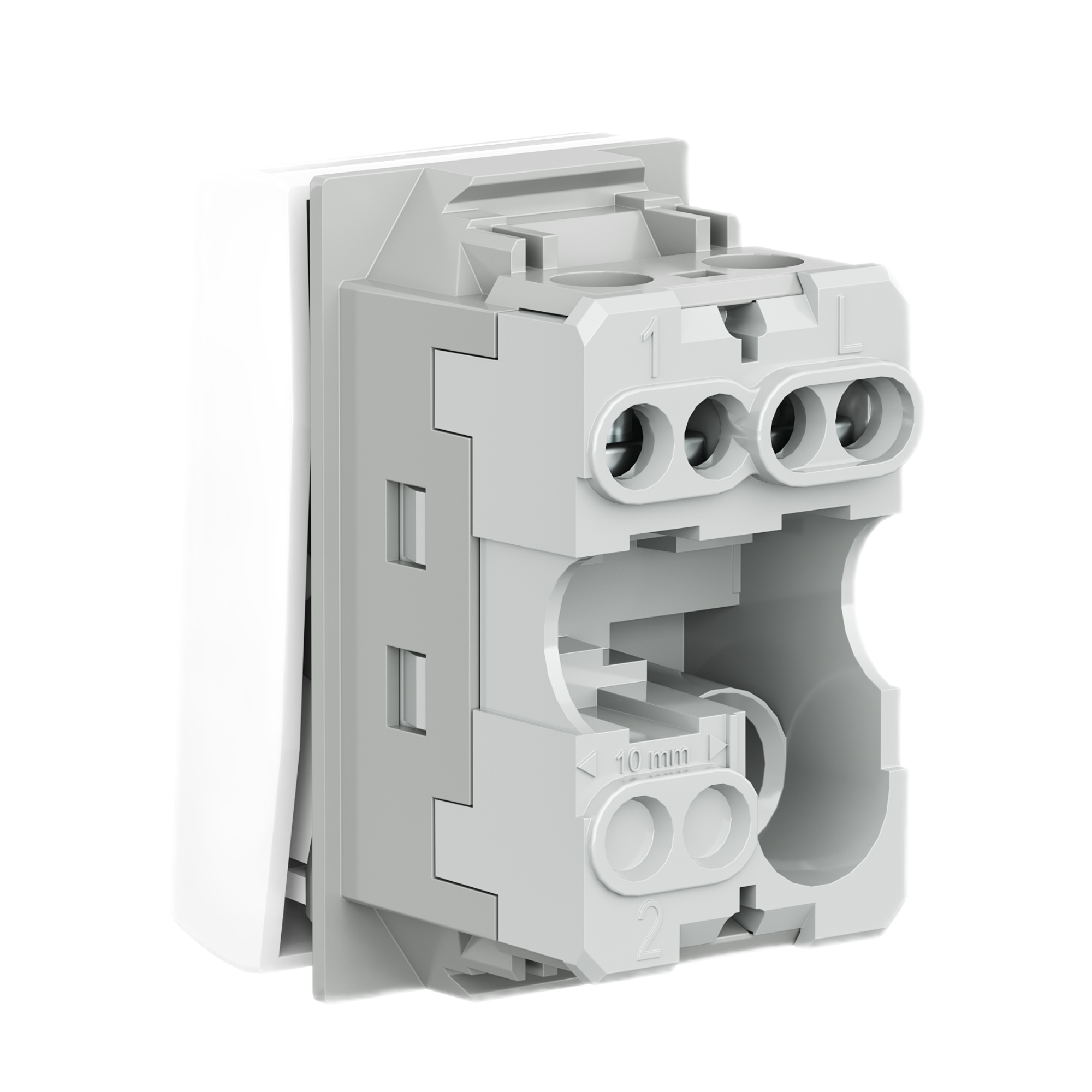 Выключатель однополюсный, ЭУИ Вива (Viva), 1 мод.