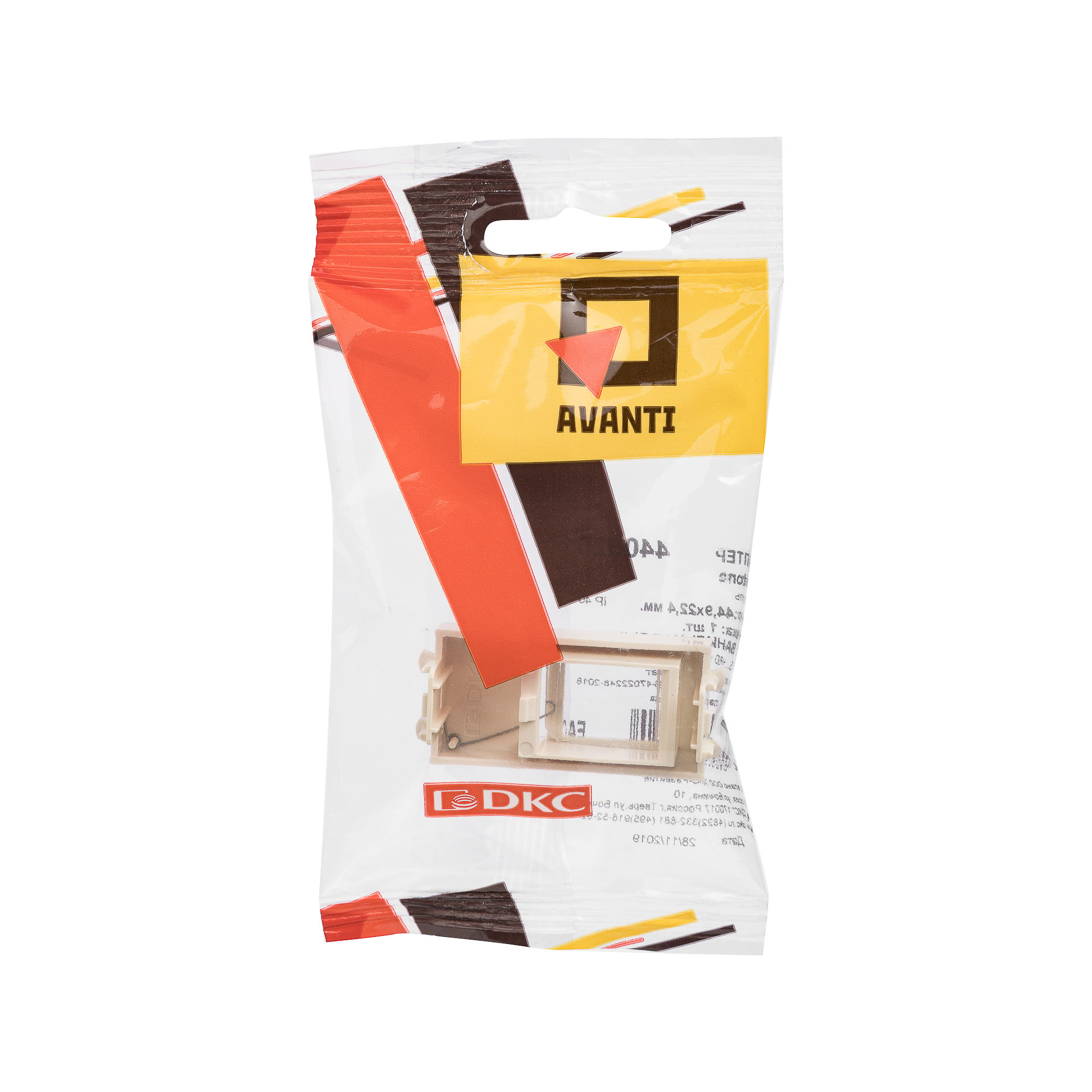 Адаптер для Кейстоун (Keystone), Avanti, ванильная дымка, 1 модуль