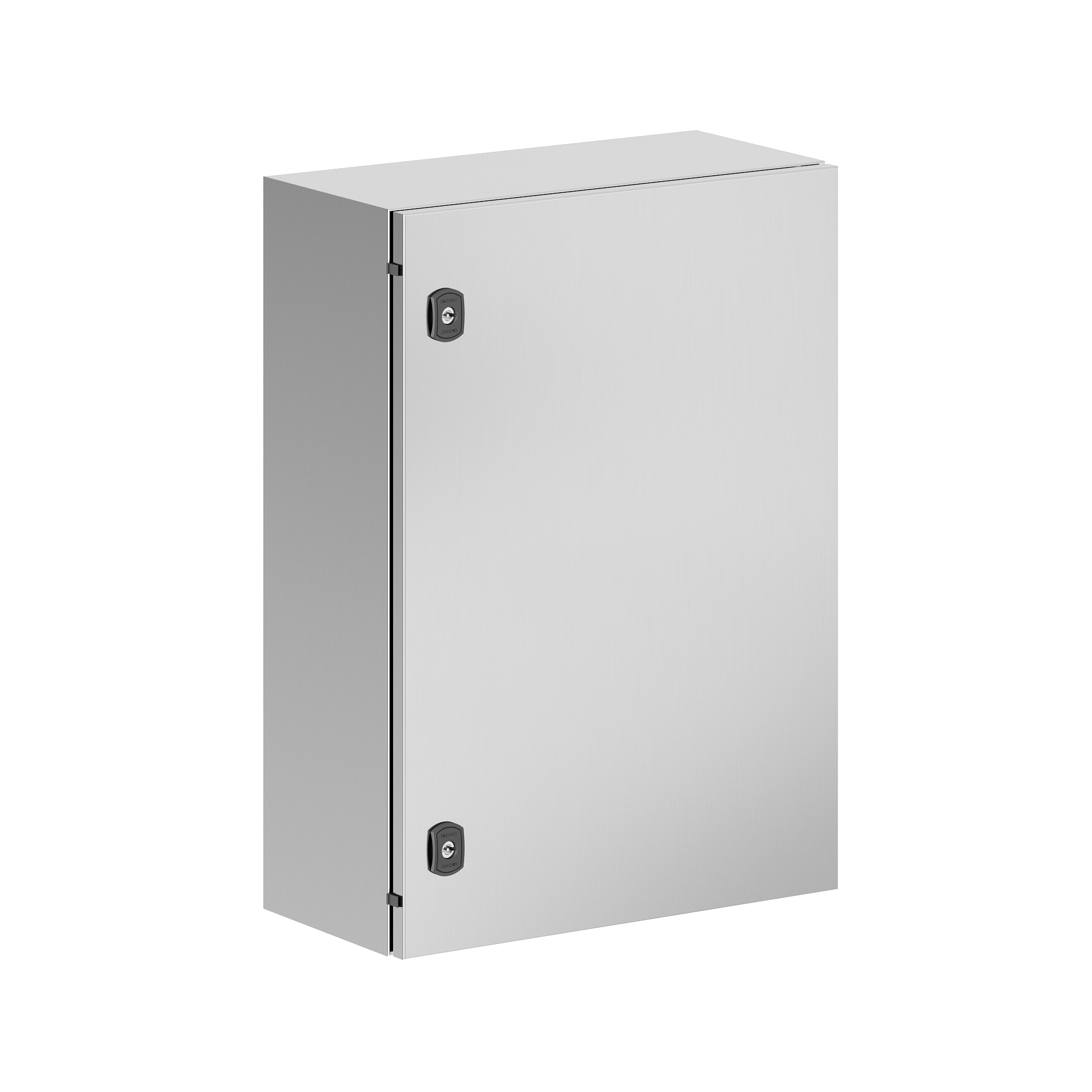 Корпуса навесные STH, нержавеющая сталь AISI316, без фланца Корпус навесной STH с М/П из нержавеющей cтали AISI316 ВxШxГ 700x500x250 мм, без фланца, IP66 DKC|ДКС