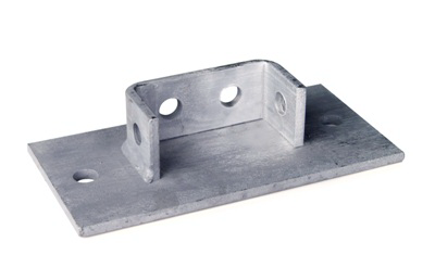 Vertical support for 82х41 profile, hot dip galvanized