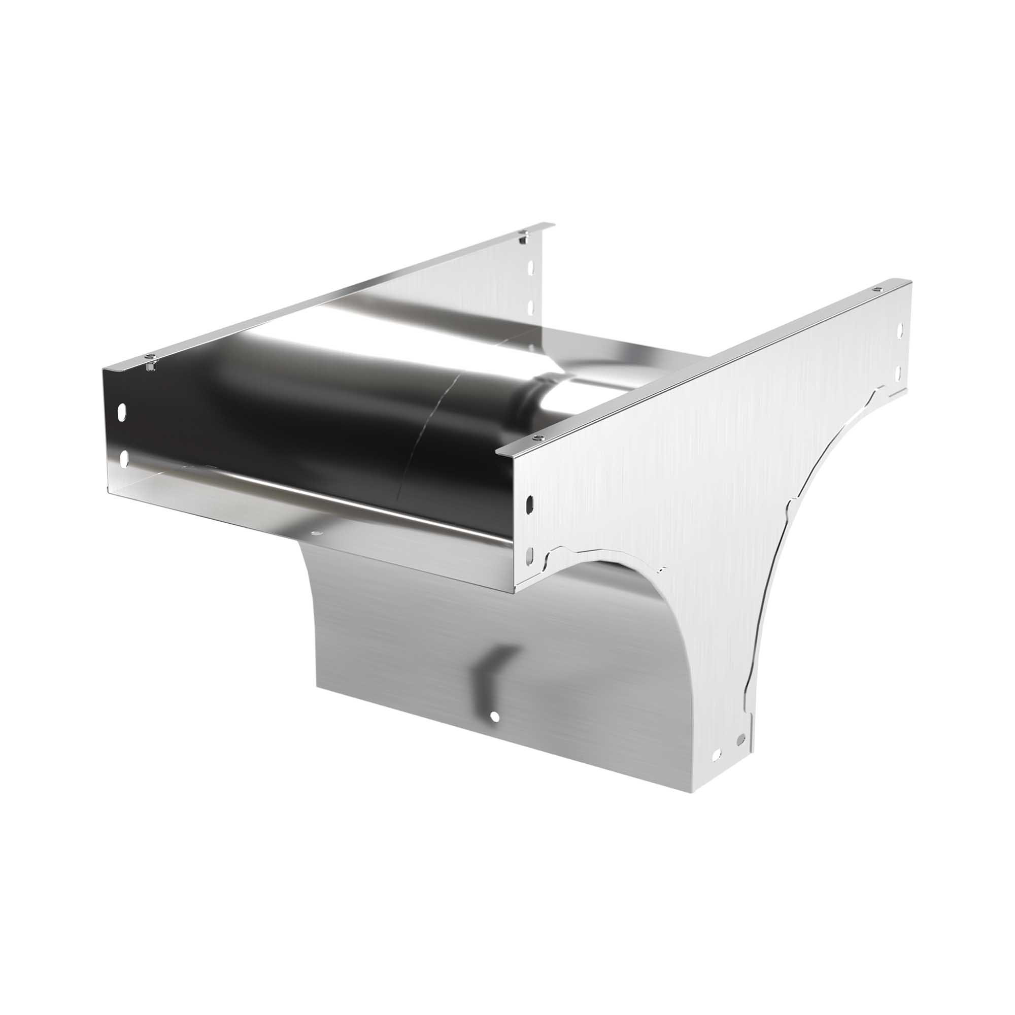 Ответвитель TD Т-образный вертикальный осн.450 H100, нержавеющая сталь ...