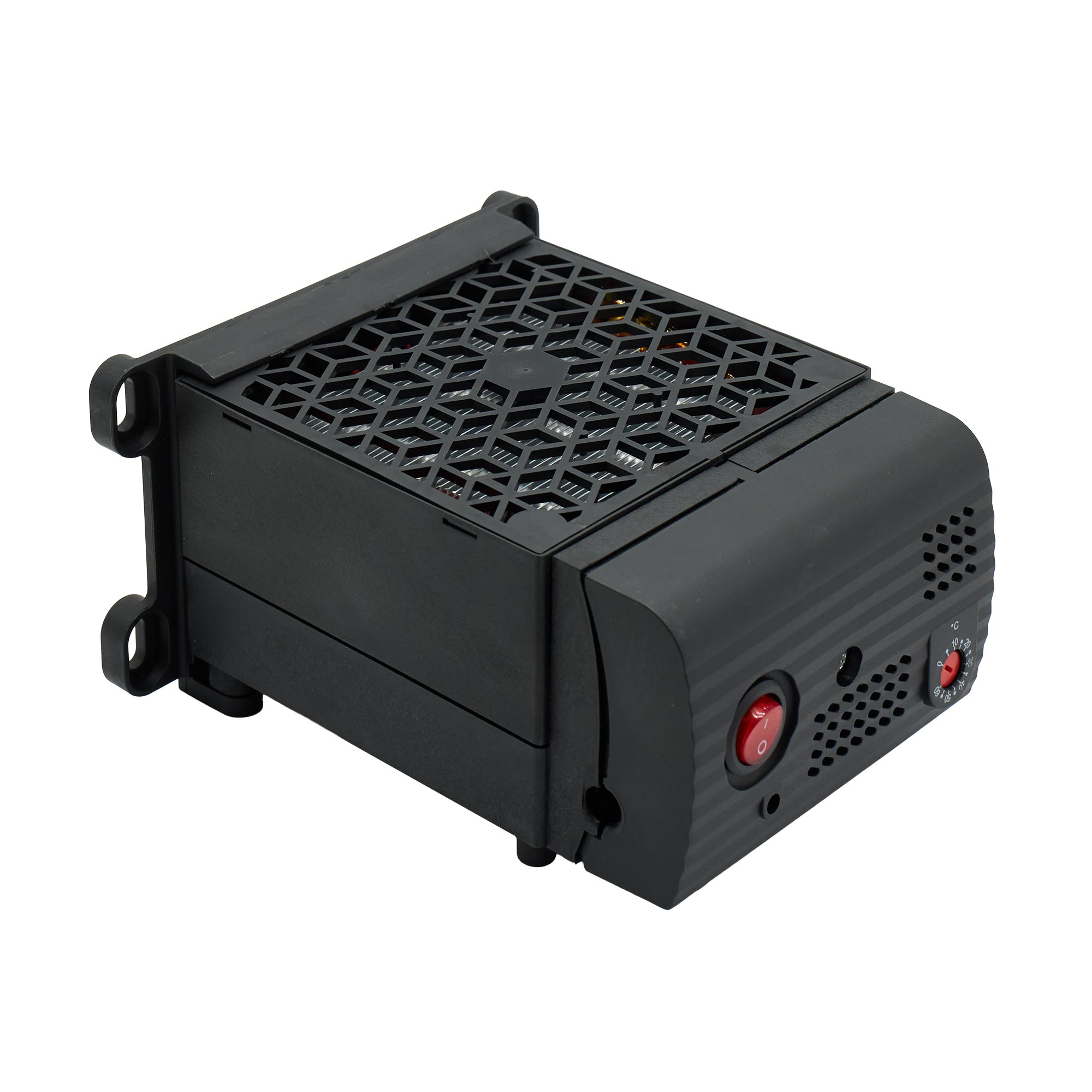 Обогреватель в пластиковом кожухе с вентилятором 800 Вт, встроенный термостат, 115 В AC