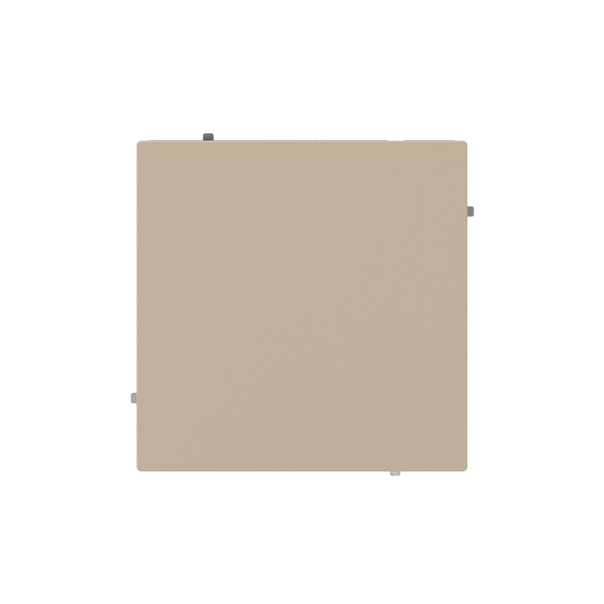 Выключатель одноклавишный, KANT, ванильный марципан