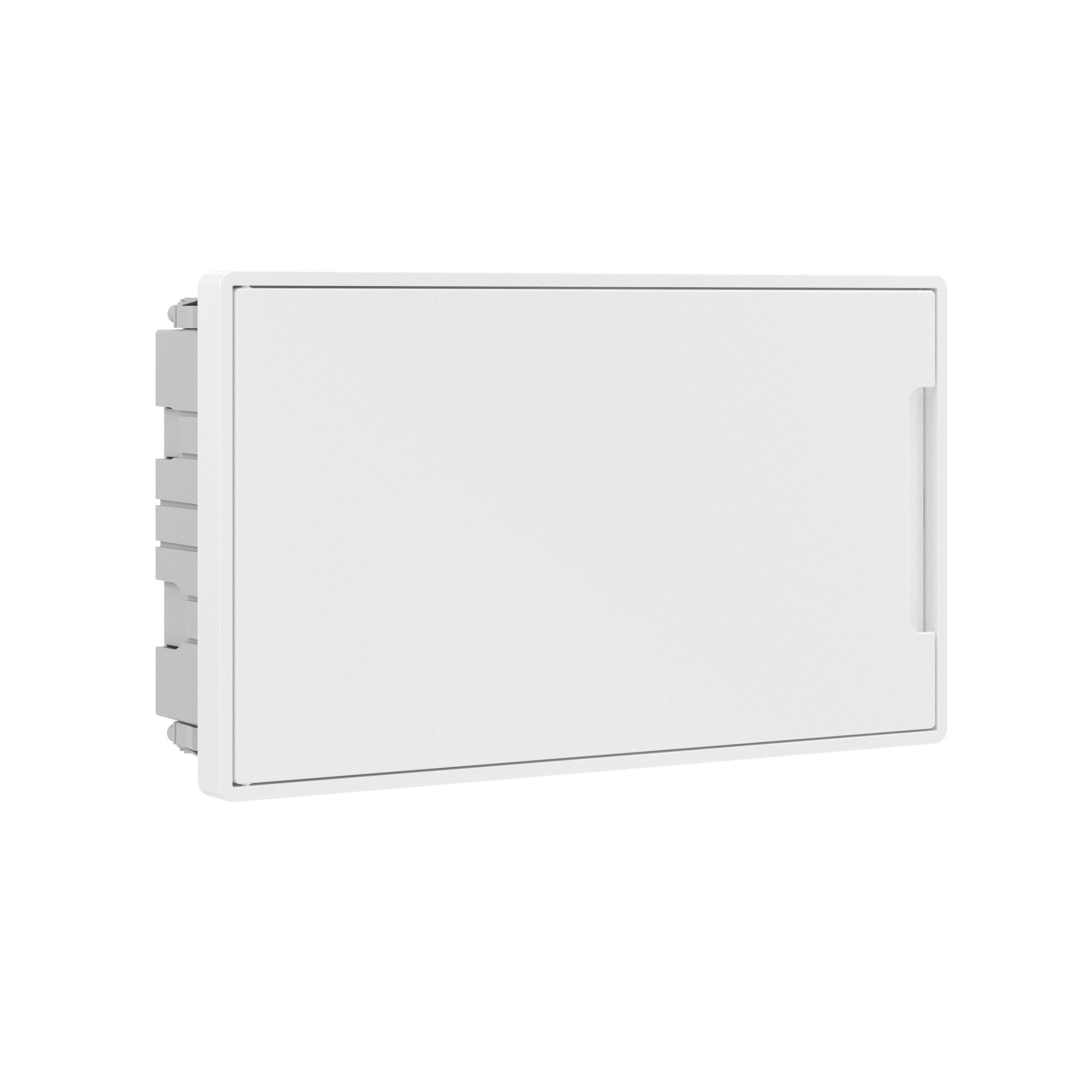 Модульные щитки "Фрейм" (FRAME) встраиваемые Щиток 18 мод встраиваемый для полых стен Фрейм (FRAME), белый, с белой дверцей, с 2 шинами PEN на 8 и 10 отв. DKC|ДКС