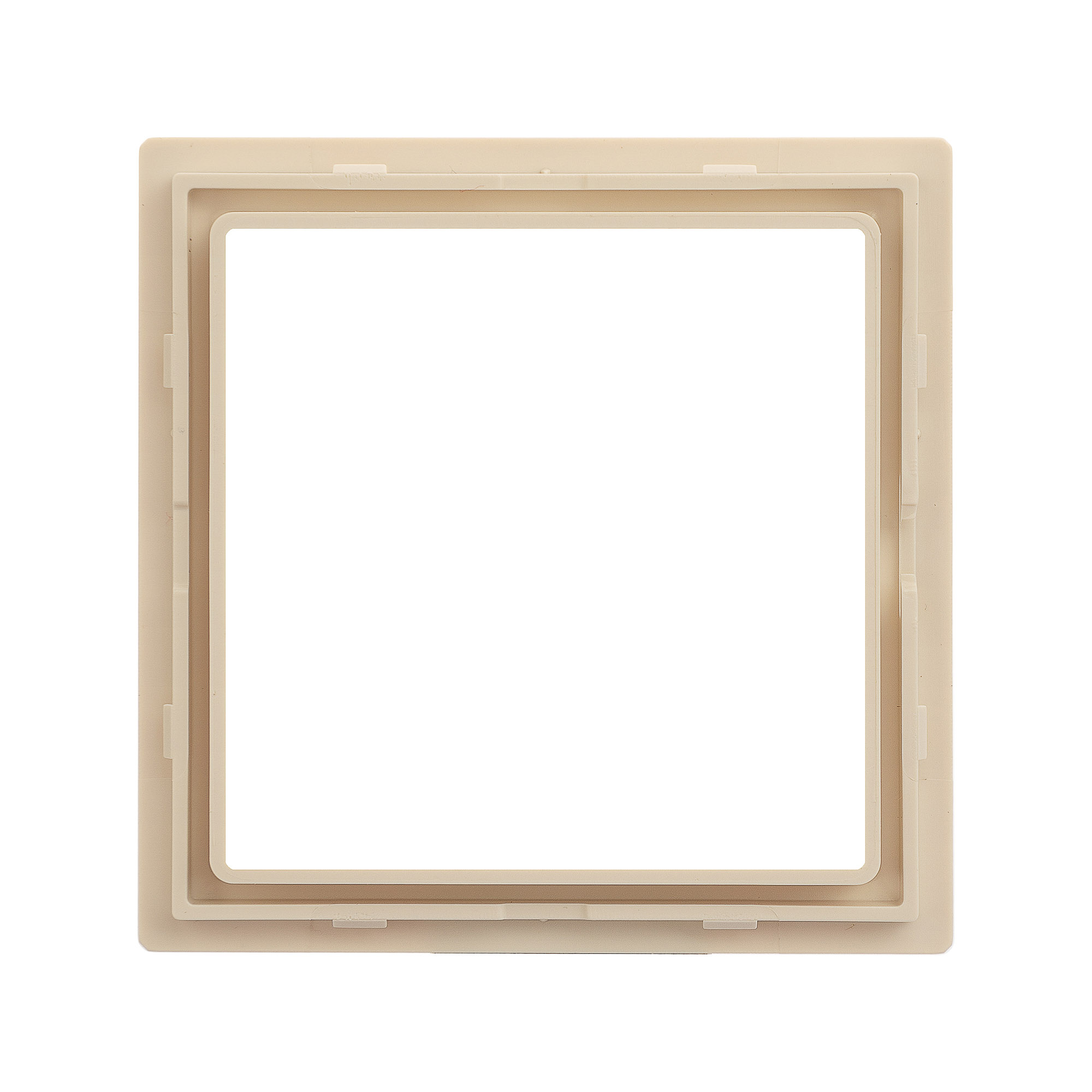 Декоративная вставка для металлических рамок 1 пост (2 мод.), Avanti, бежевая