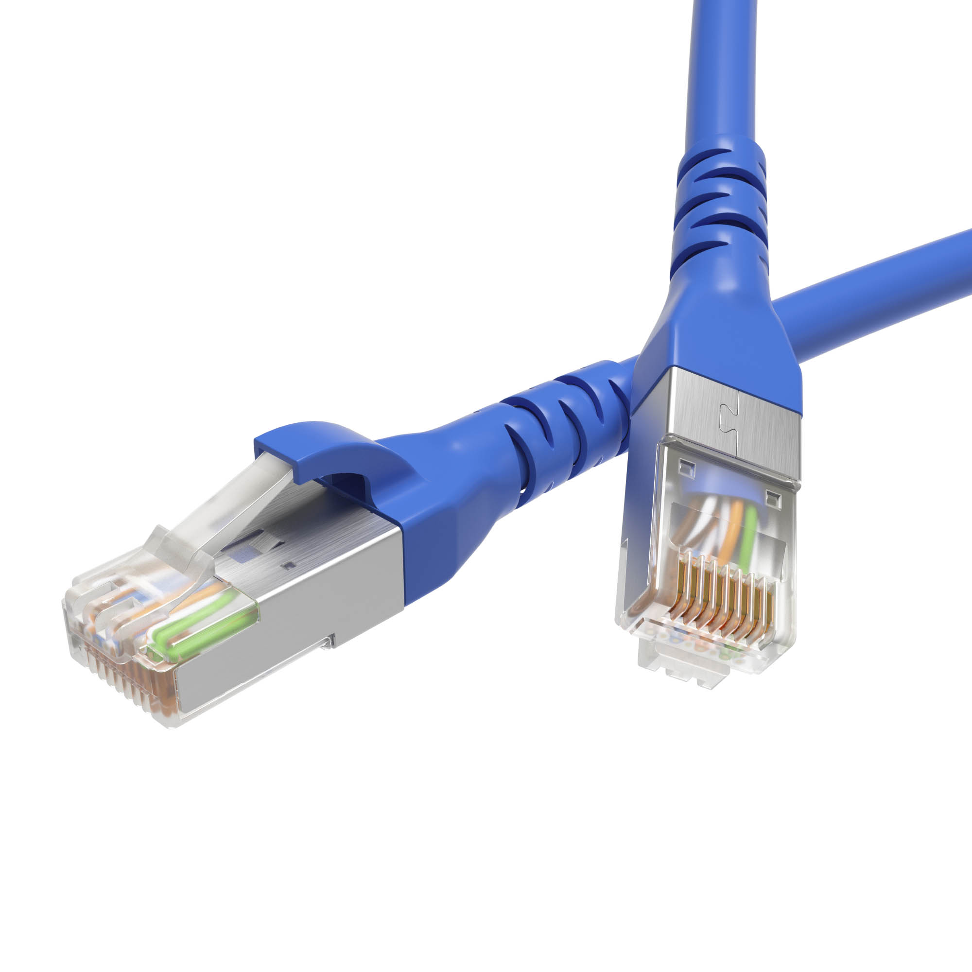Патч-корд экранированный CAT5E F/UTP 4х2, LSZH, синий, 10.0м RN5EFU4500BL DKC