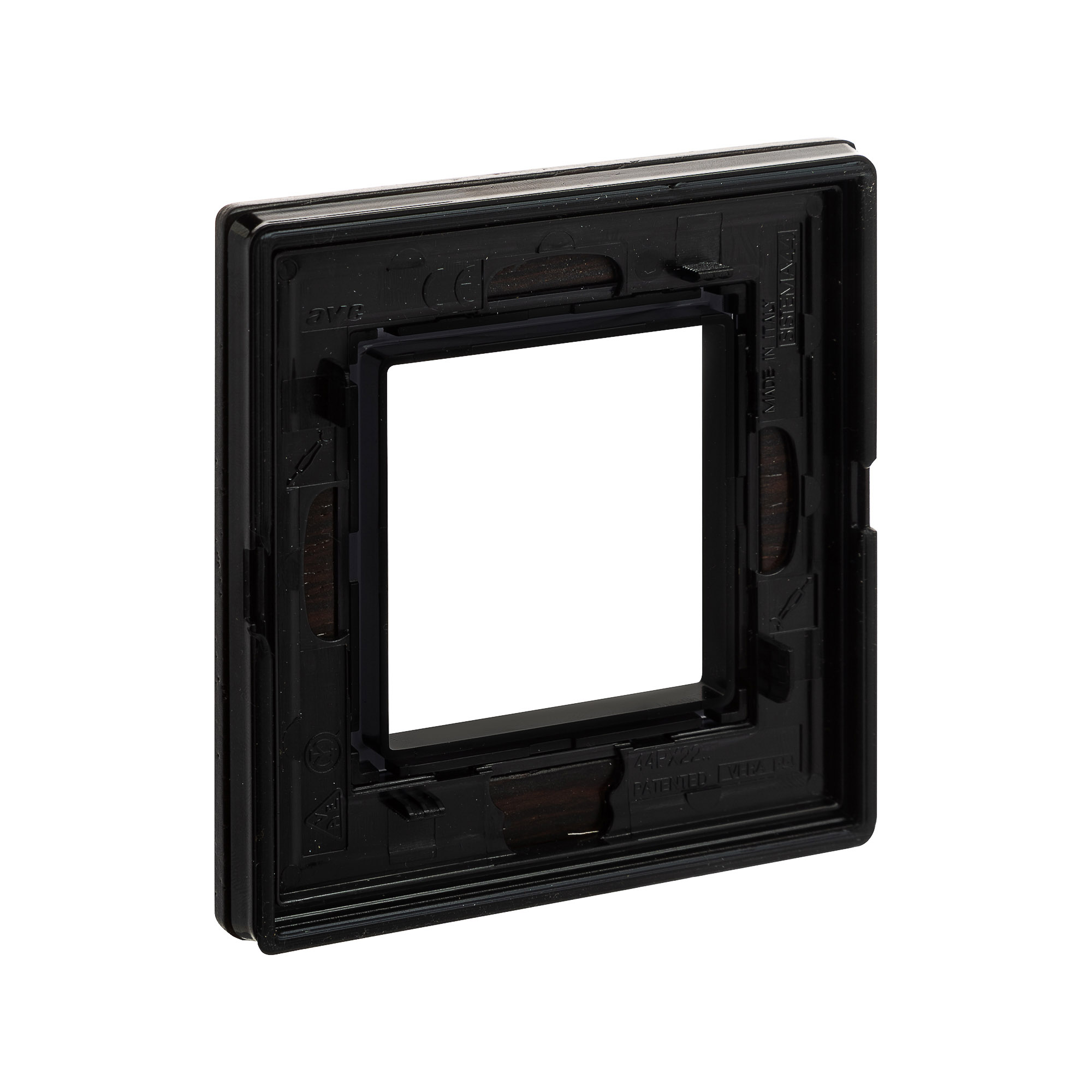 Рамка из натурального дерева 1 пост (2 мод.), Avanti, венге