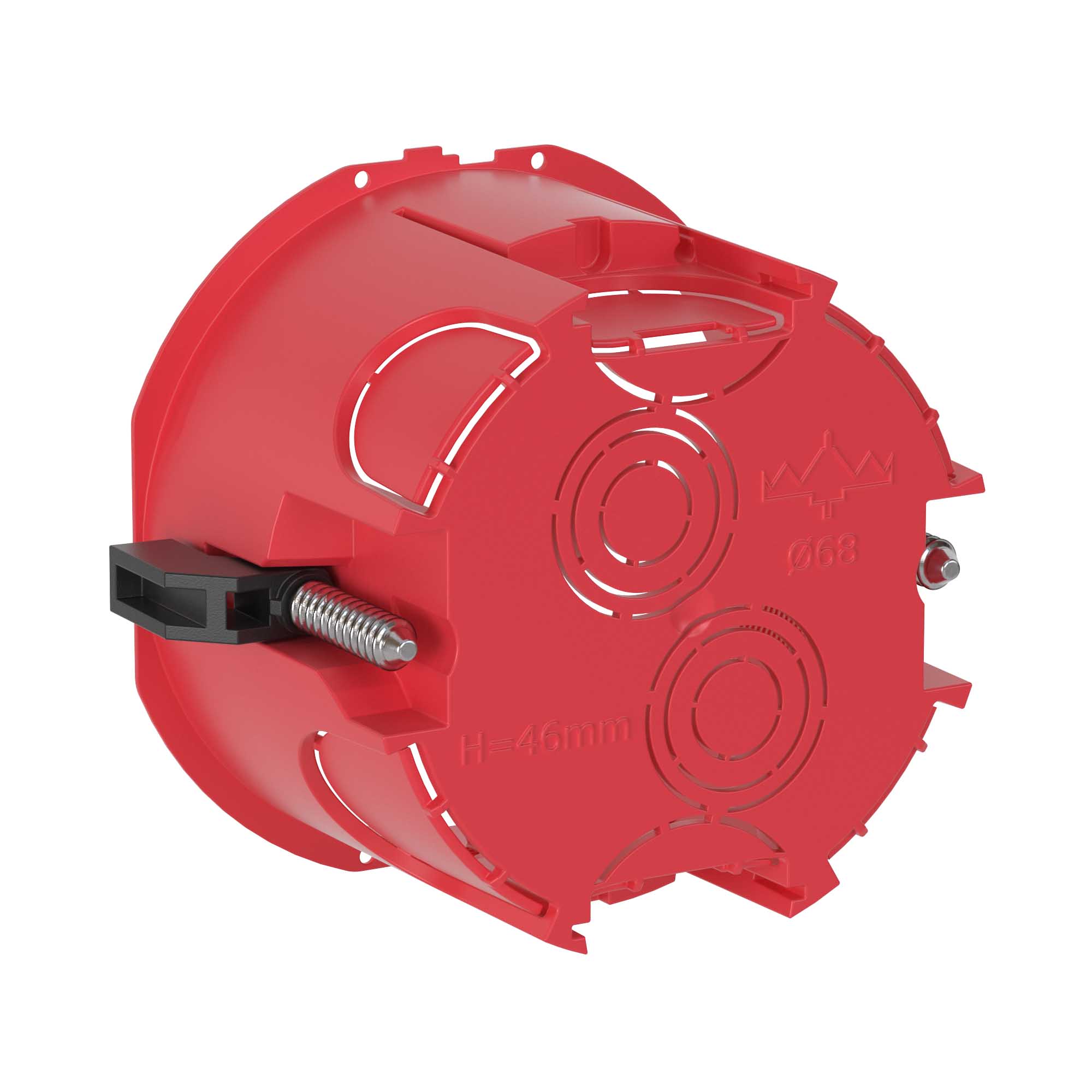 Подрозеточная коробка для полых стен, глубиной 45мм, 2 модуля ДКС|DKC ...